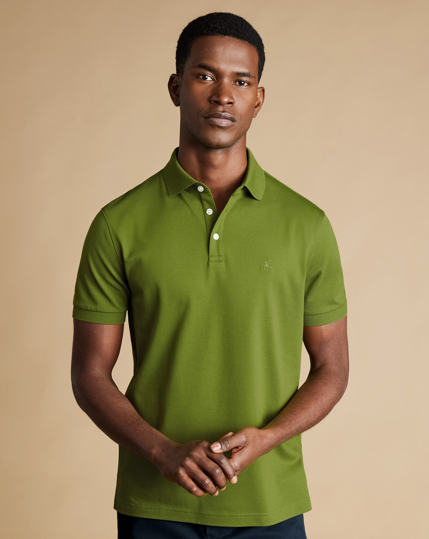 Tyrwhitt Pique Polo - Bright Green