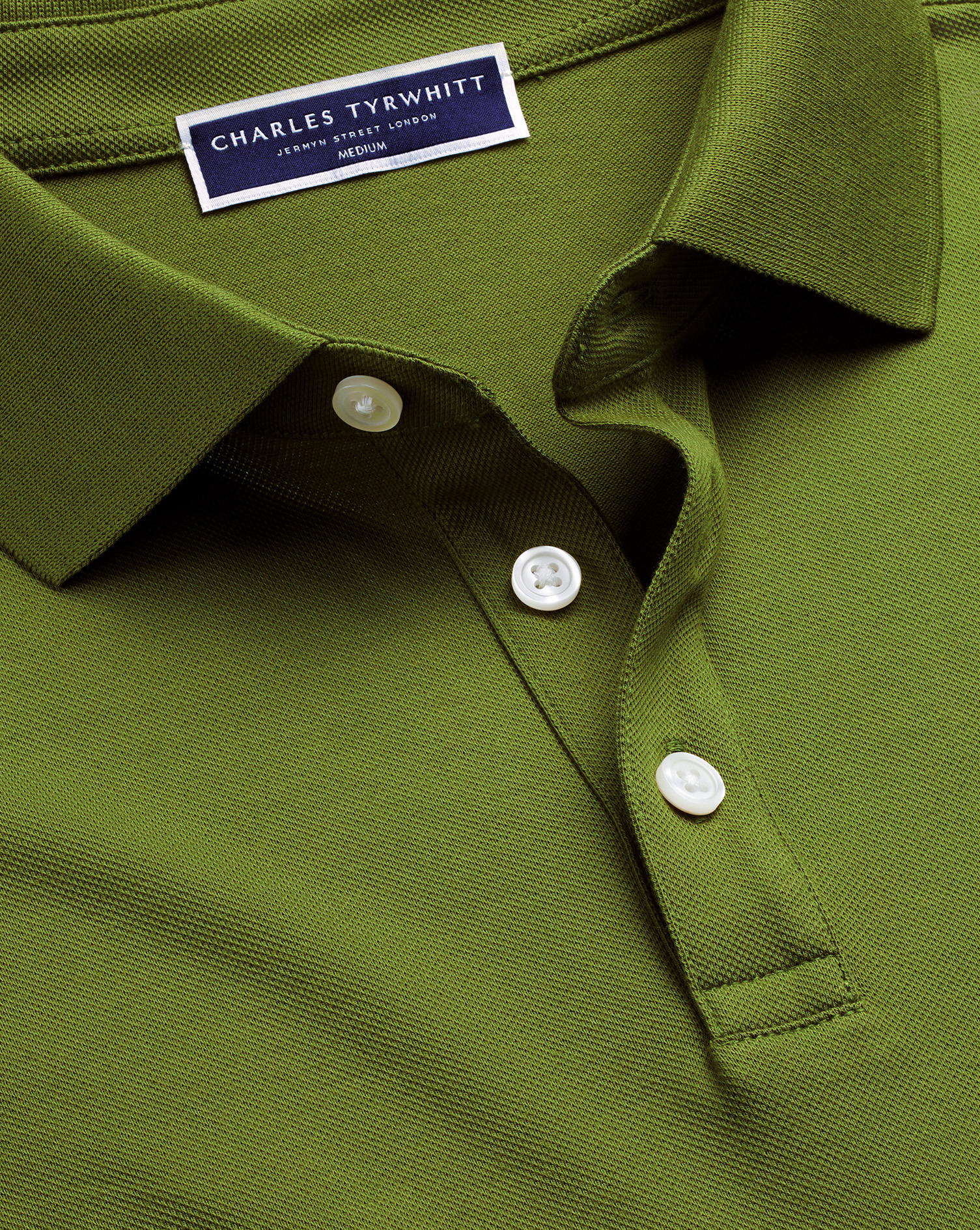 Tyrwhitt Pique Polo - Bright Green