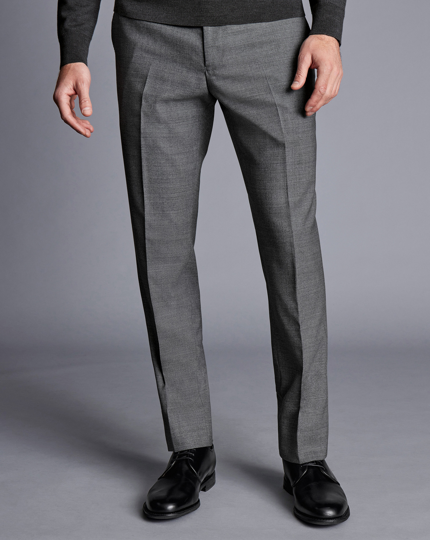 Smart Italian Luxury Trousers - Grey