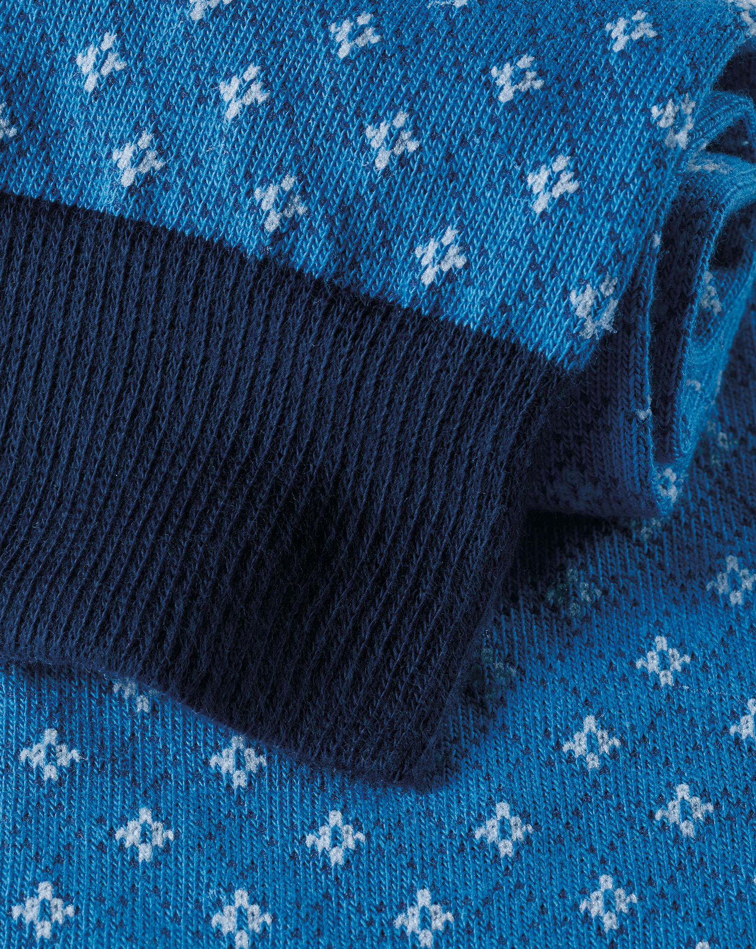 Geo Socks - Turquoise Blue