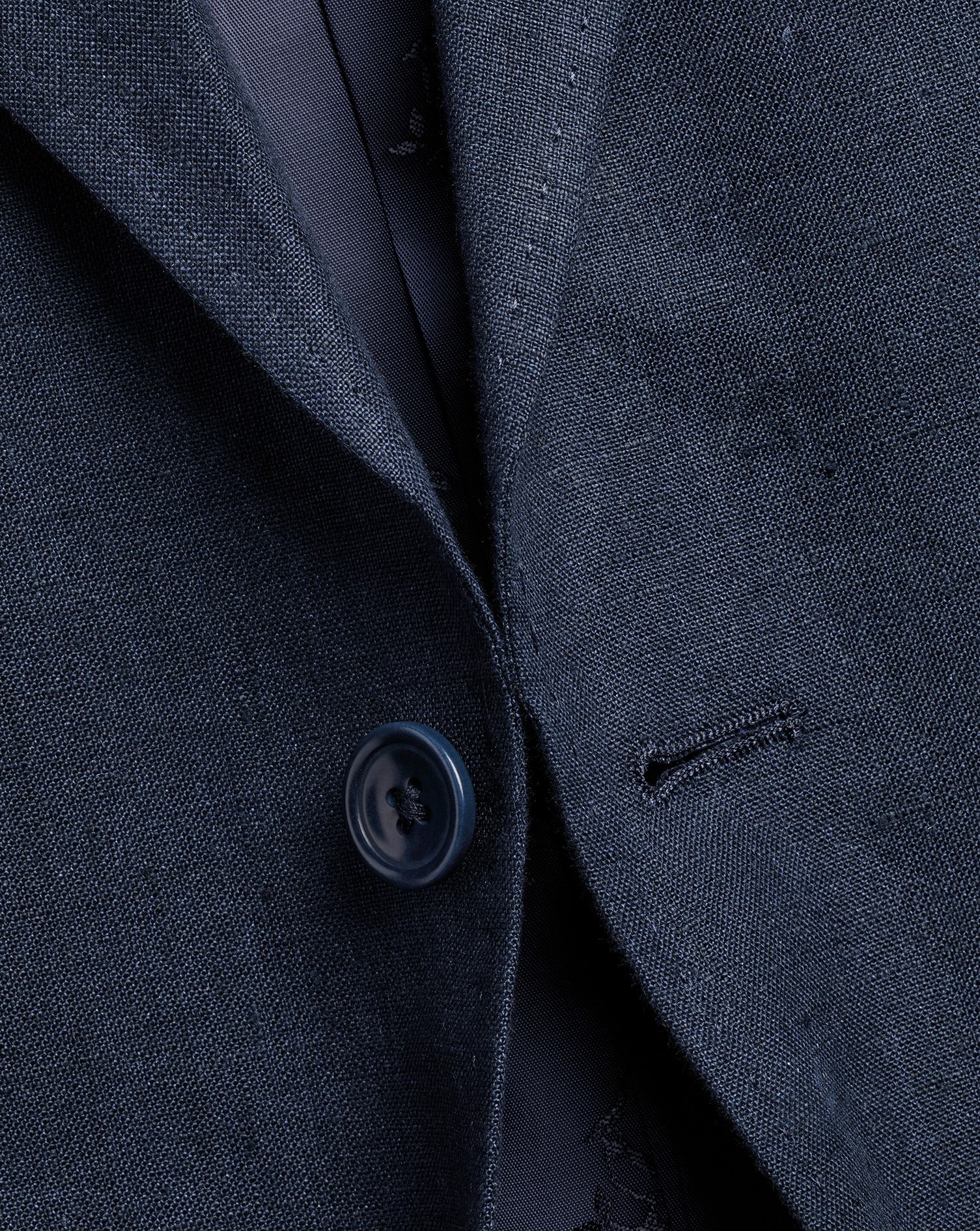 Linen Jacket - Dark Navy