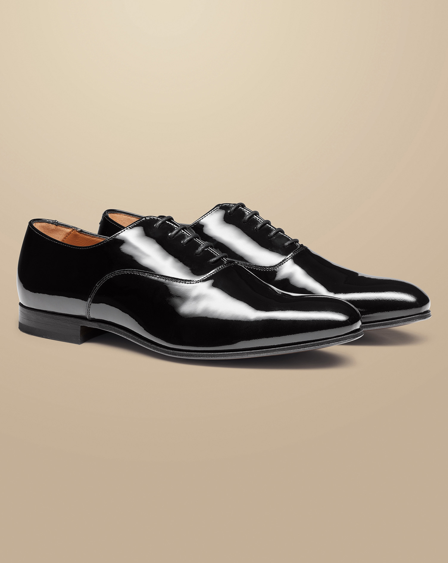 Patent Oxford Shoes - Black