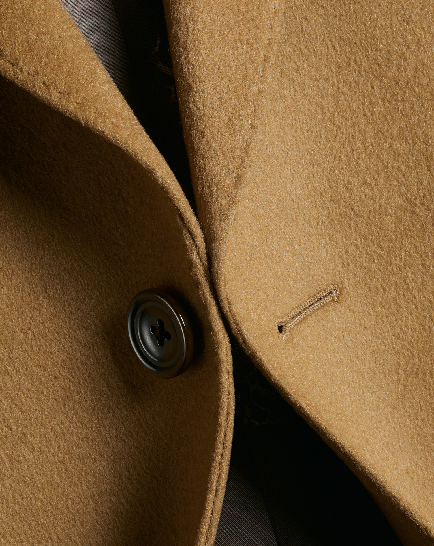 Wool Overcoat - Camel