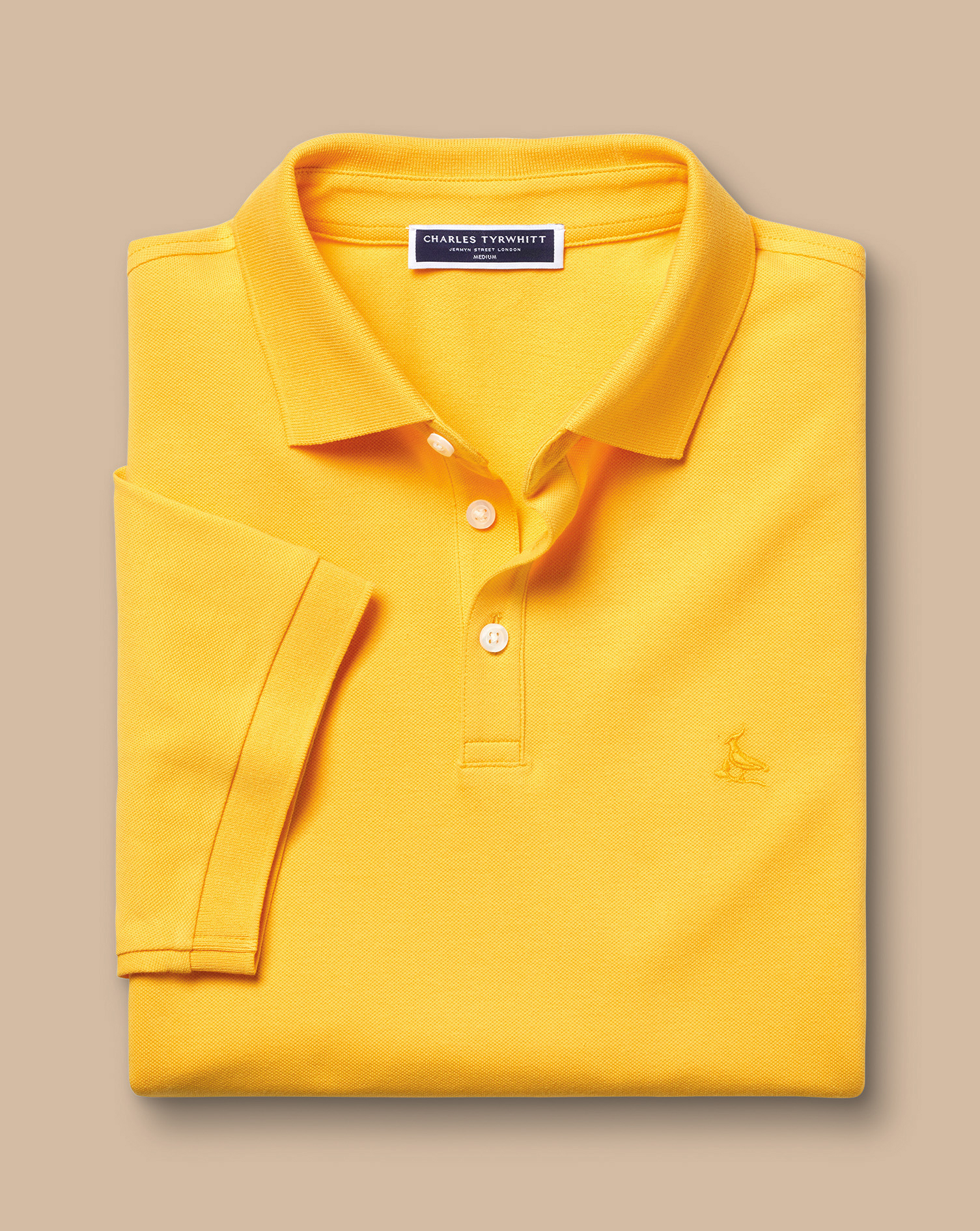 Tyrwhitt Pique Polo - Yellow