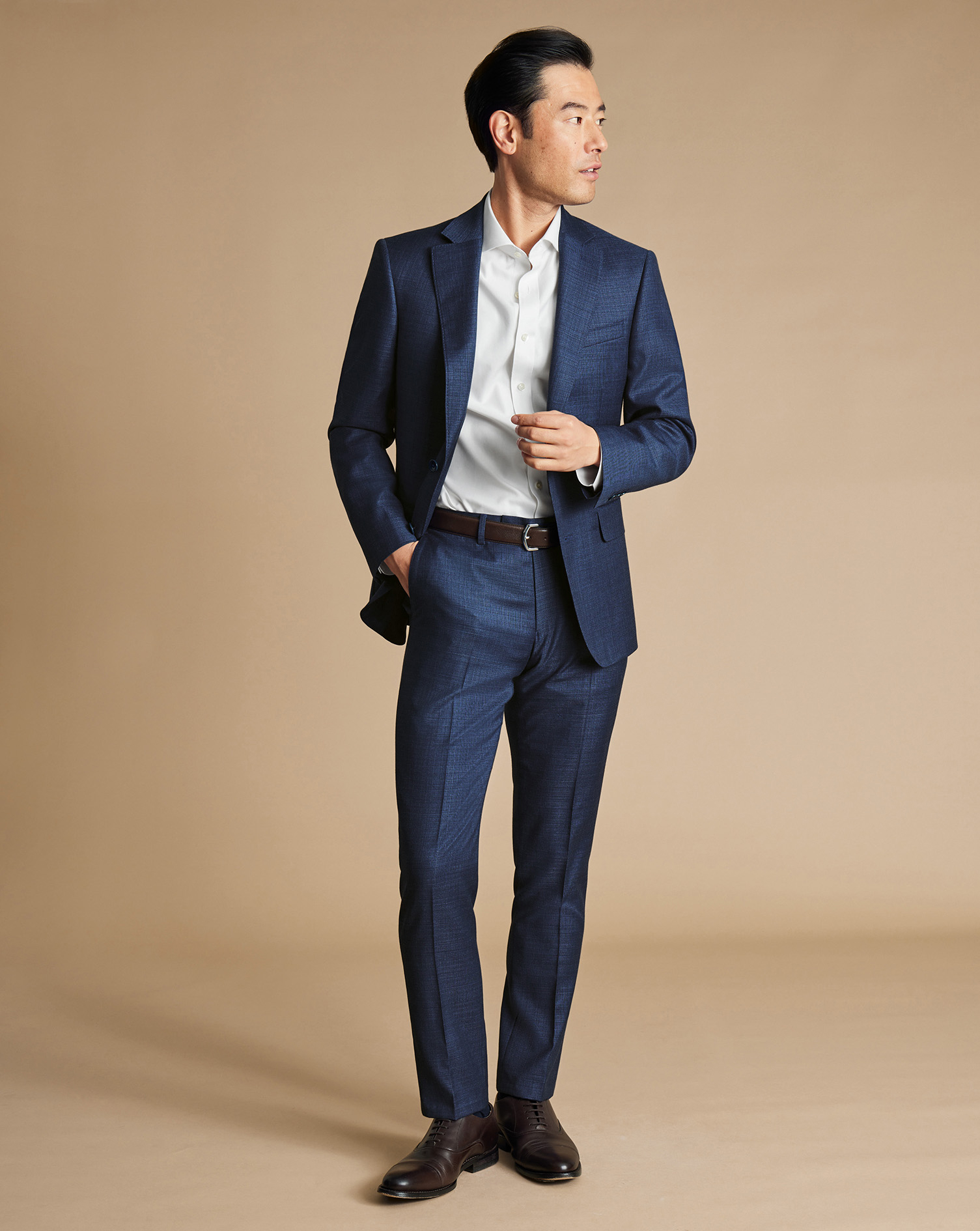 Italian Luxury Suit - Indigo Blue