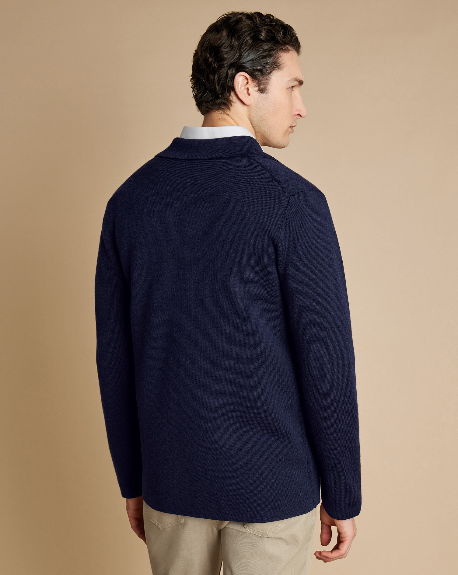 Merino Blazer - Navy