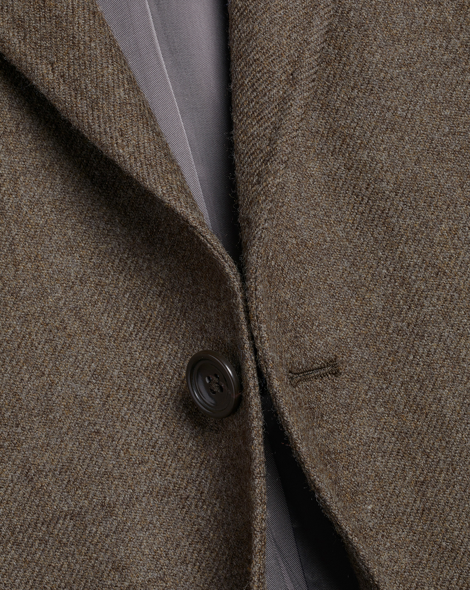 Twill Wool Jacket - Mocha