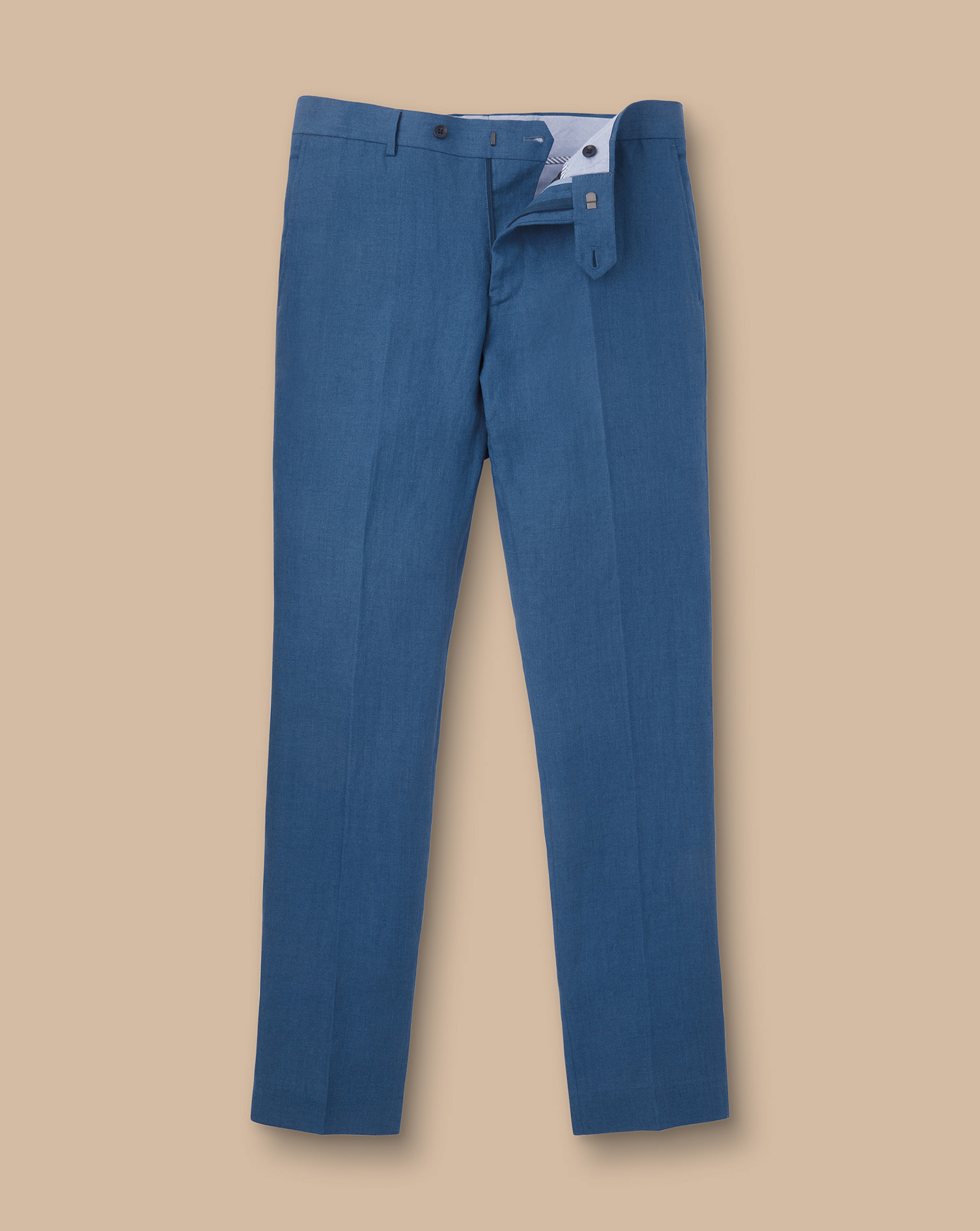 Linen Trousers - Royal Blue