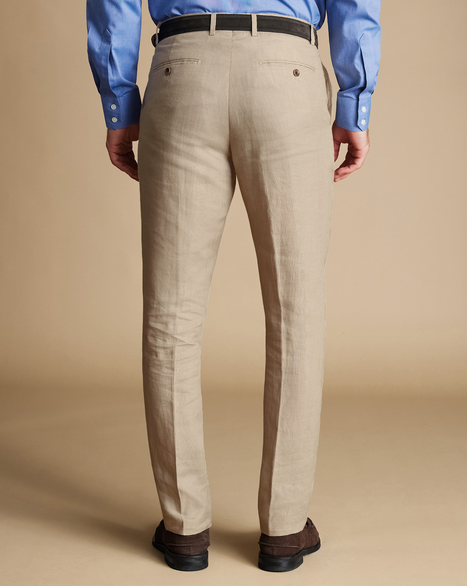 Linen Trousers - Taupe