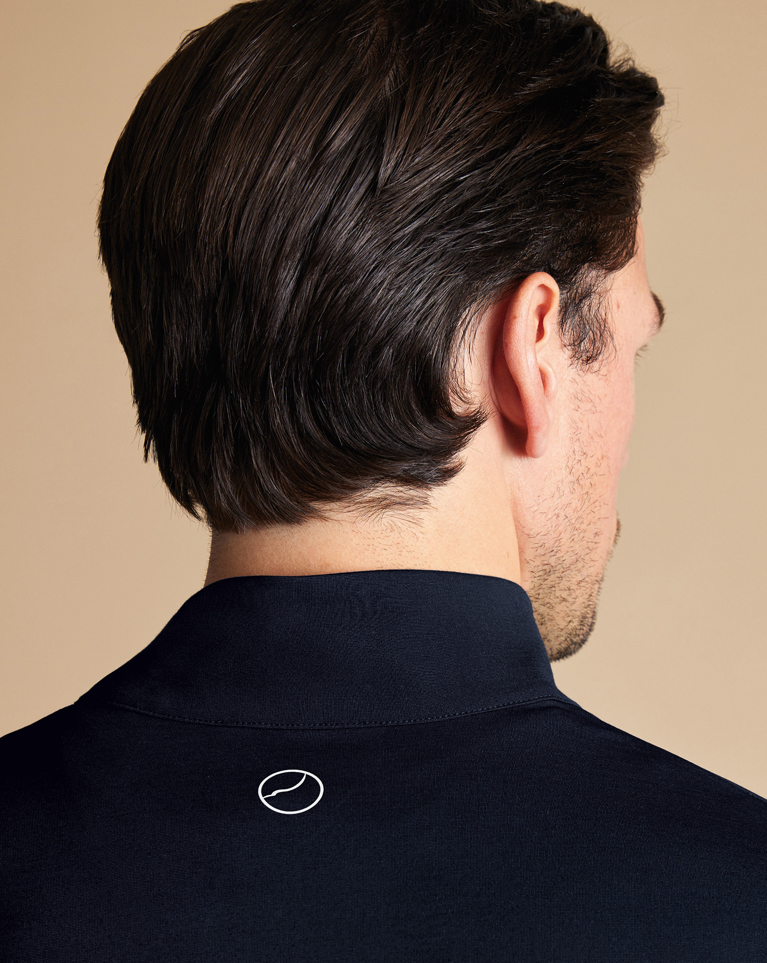 Performance Zip Neck - Navy