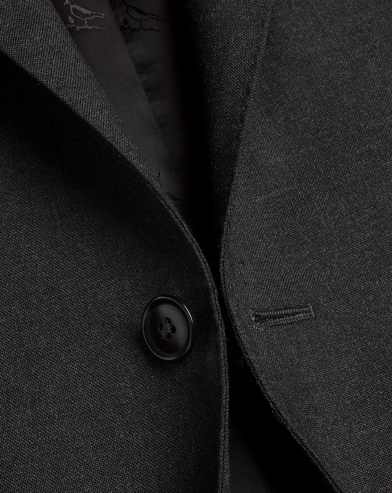 Italian Luxury Suit Jacket - Charcoal Grey