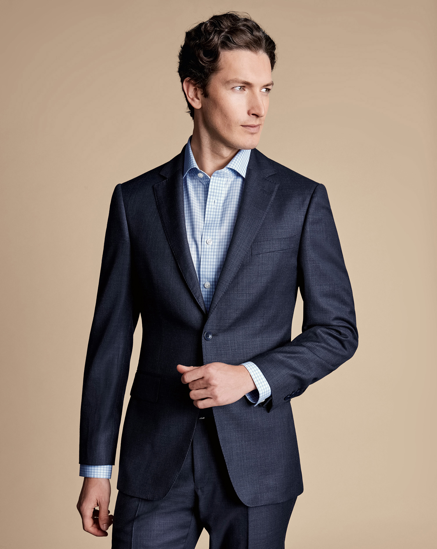 Italian Luxury Suit Jacket - Denim Blue