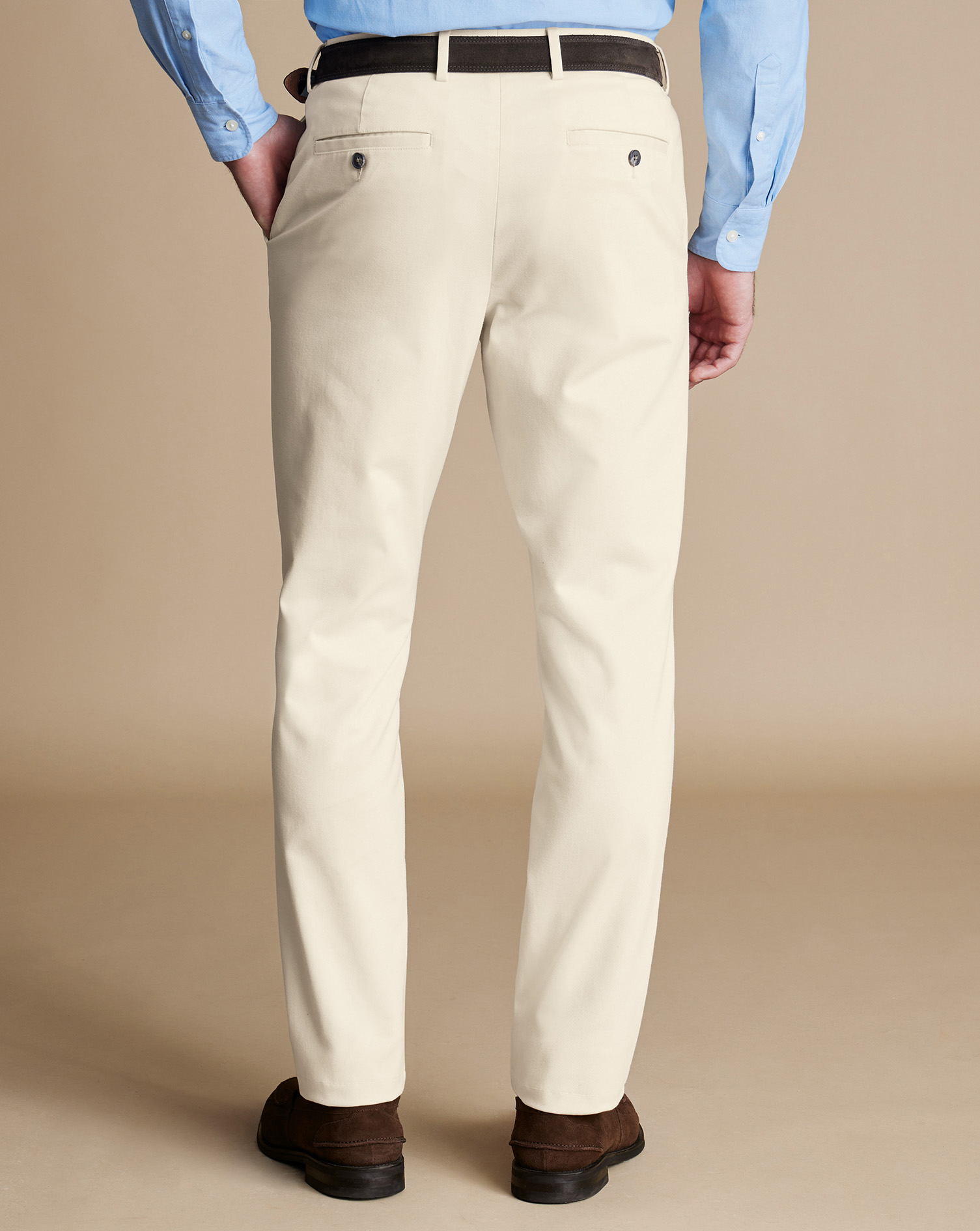 Ultimate Non-Iron Chinos - Ivory