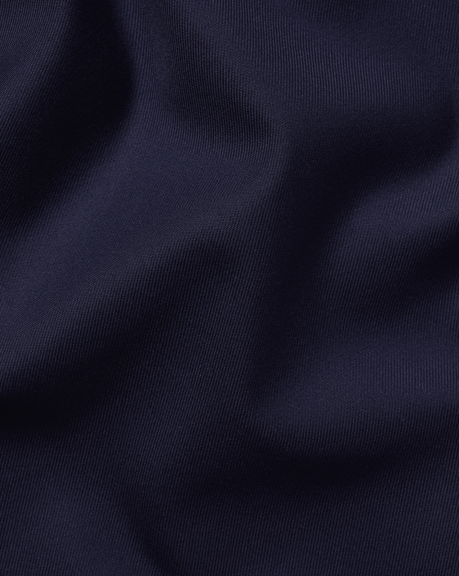 Cutaway Collar Non-Iron Twill Shirt - Navy