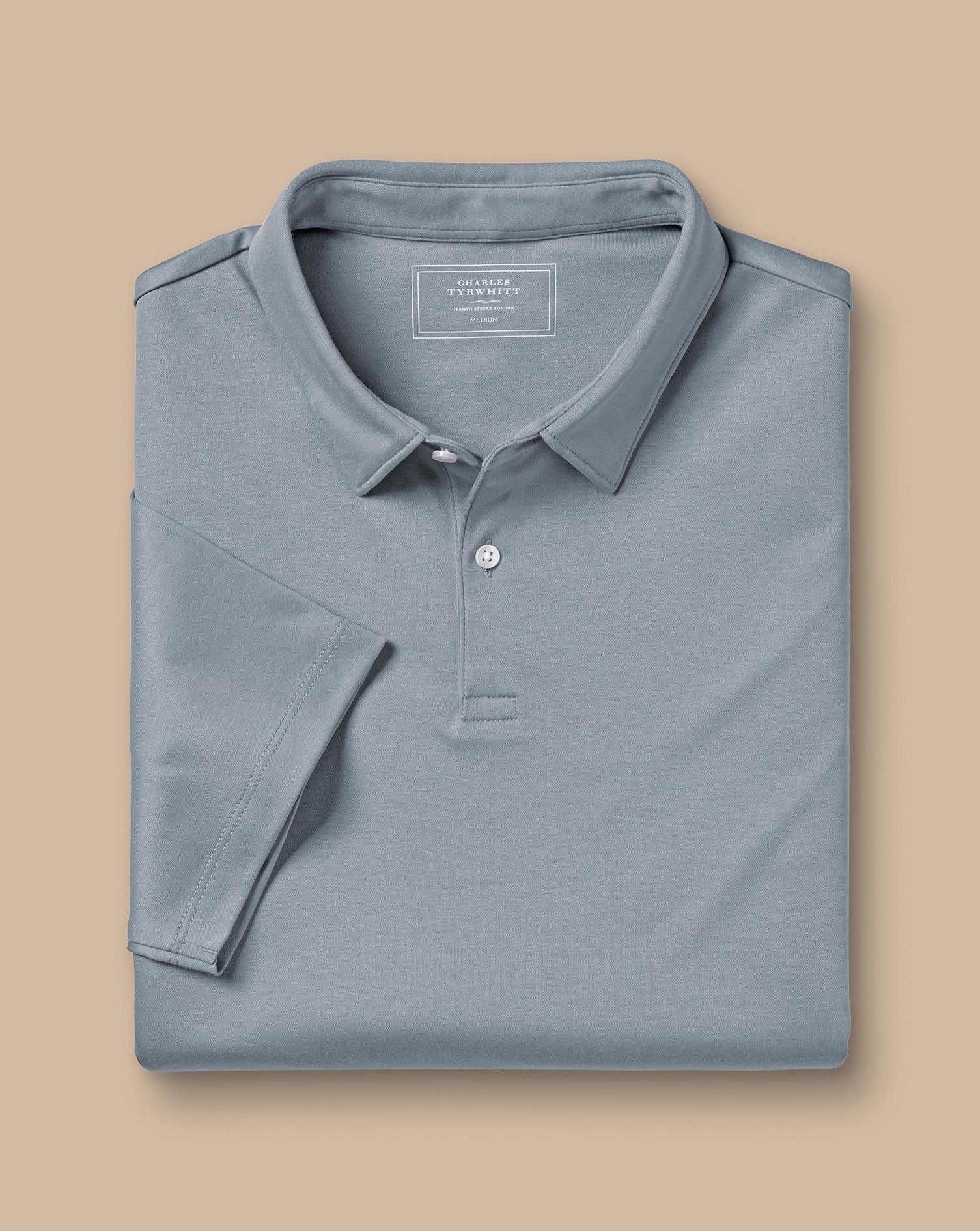 Smart Jersey Polo - Silver