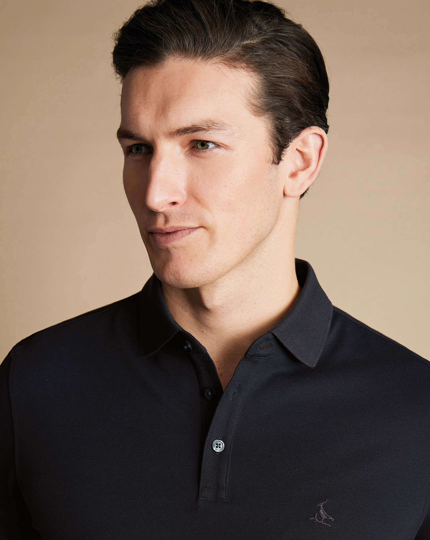 Tyrwhitt Pique Polo - Black