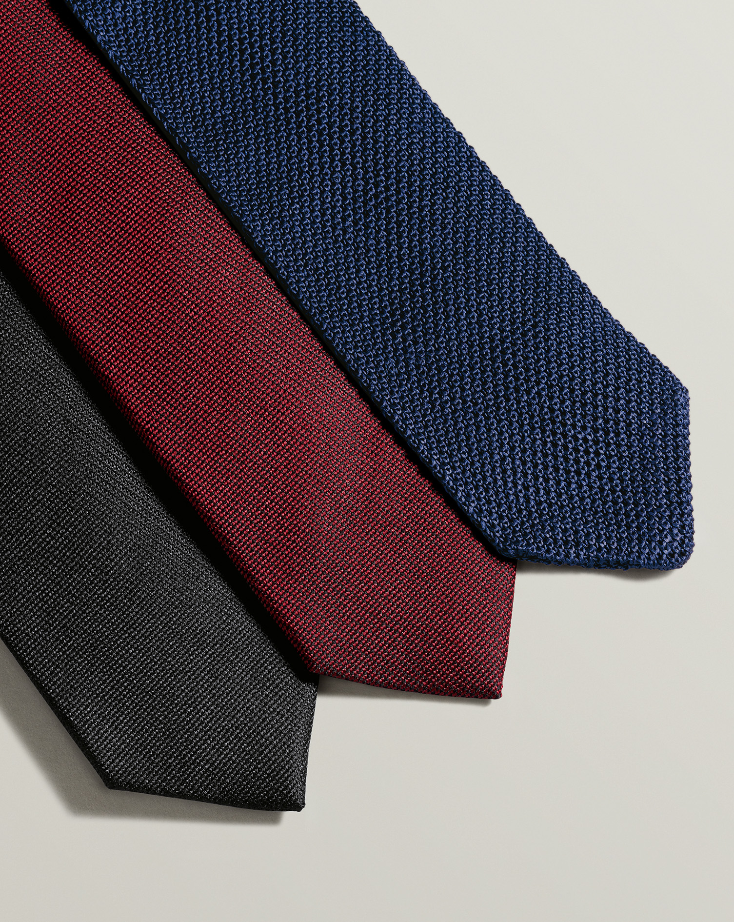 Slim Silk Tie - Black