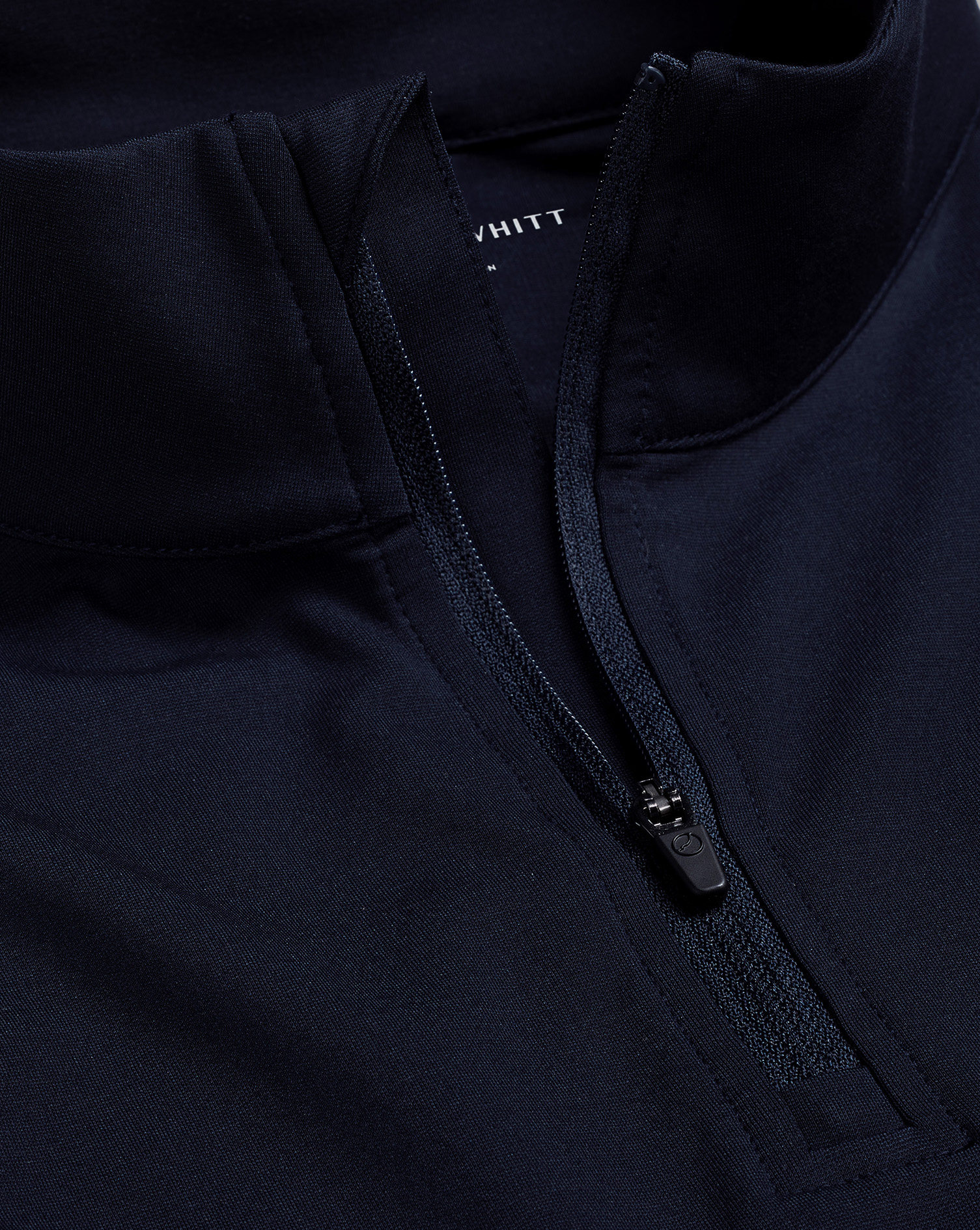 Performance Zip Neck - Navy