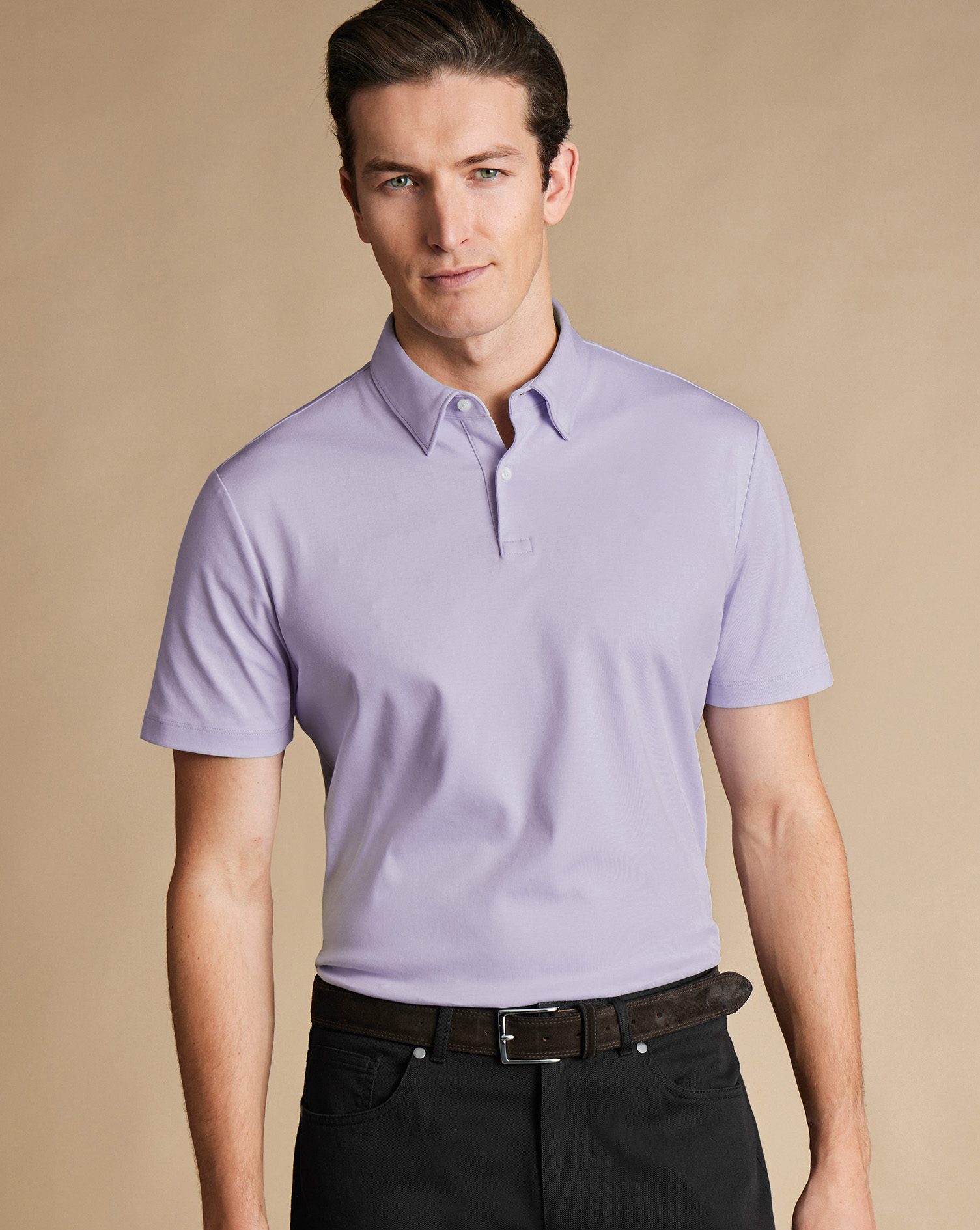 Smart Jersey Polo - Lavender