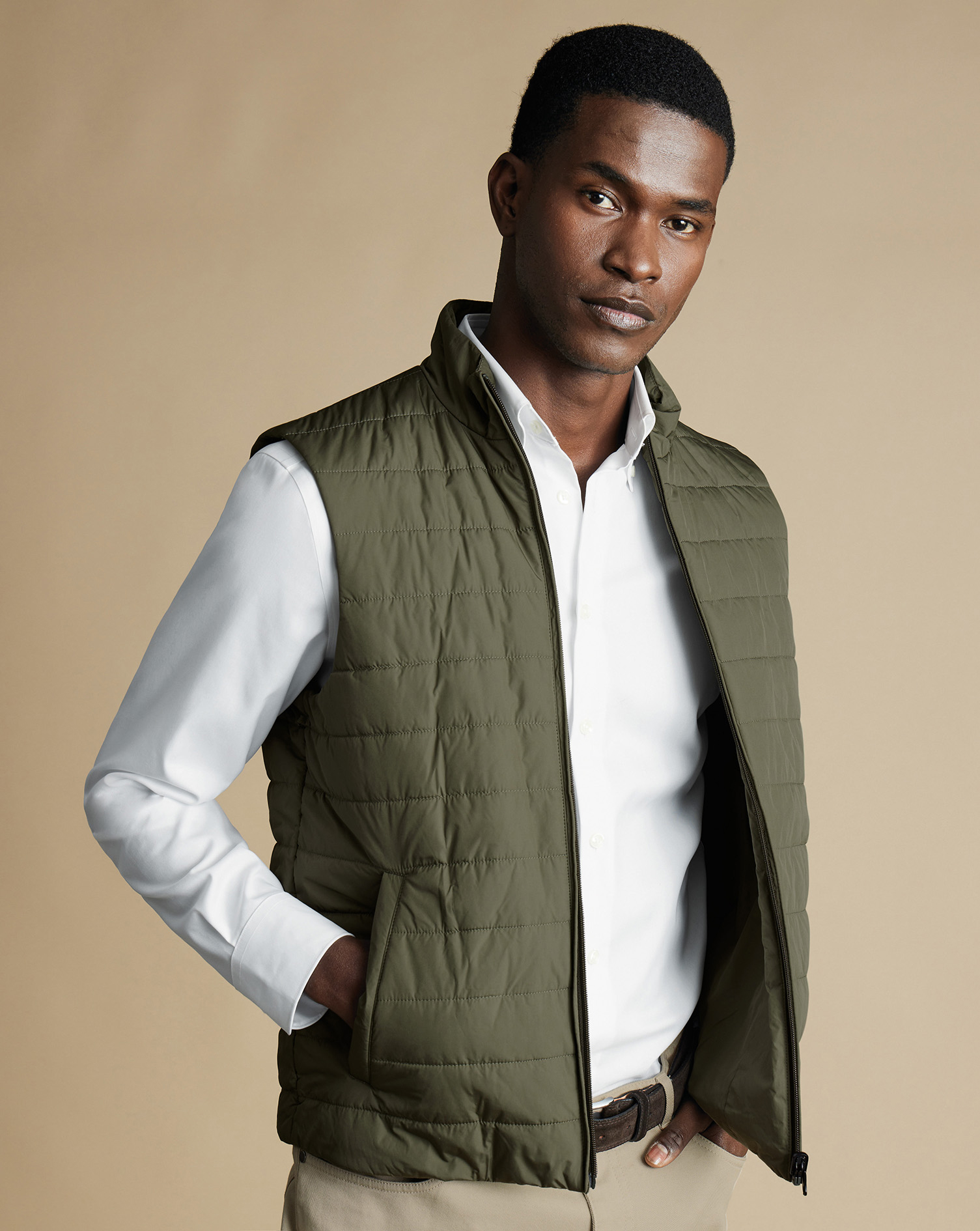 3-In-1 Rain Mac - Olive Green