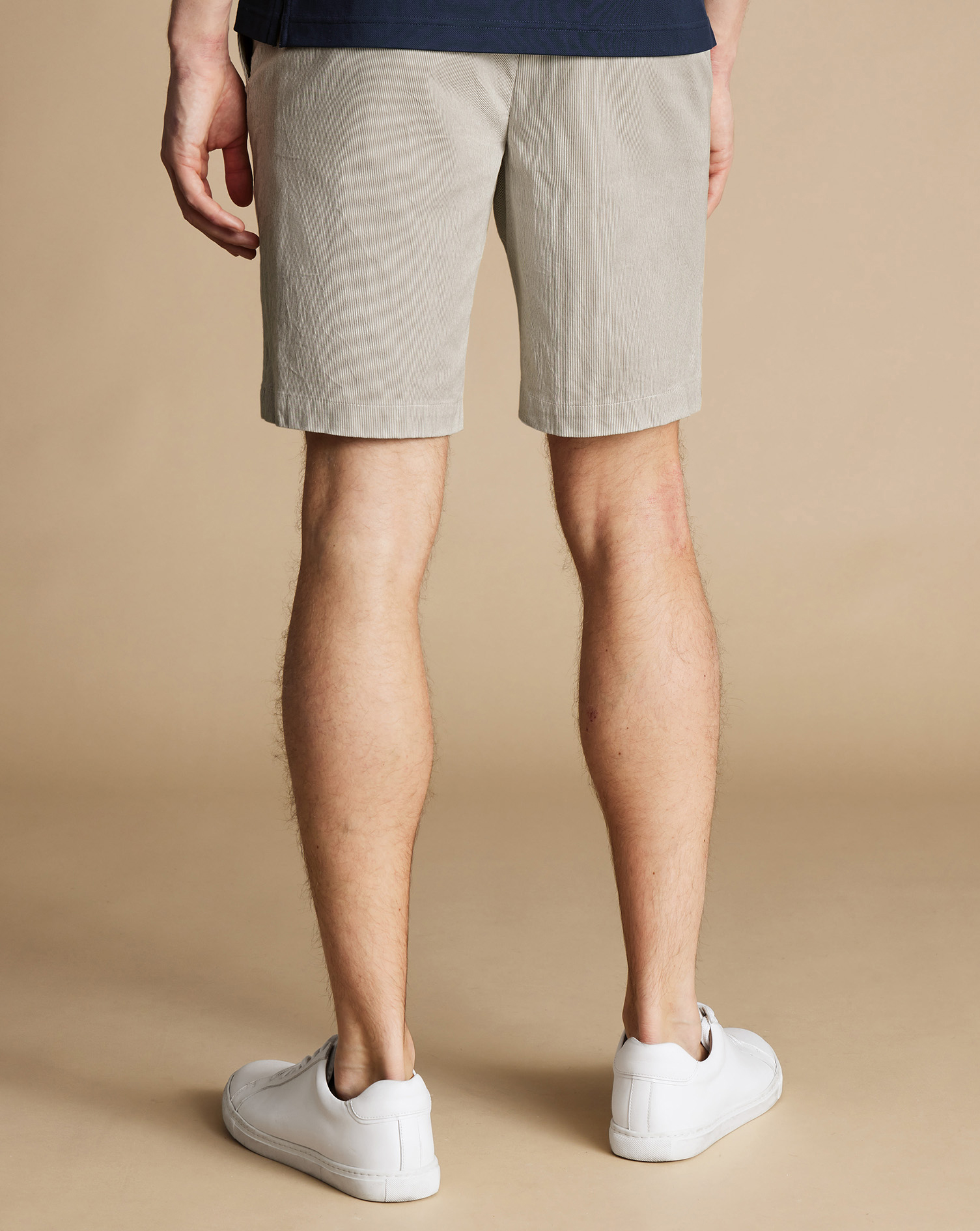 Stripe Short - Light Grey