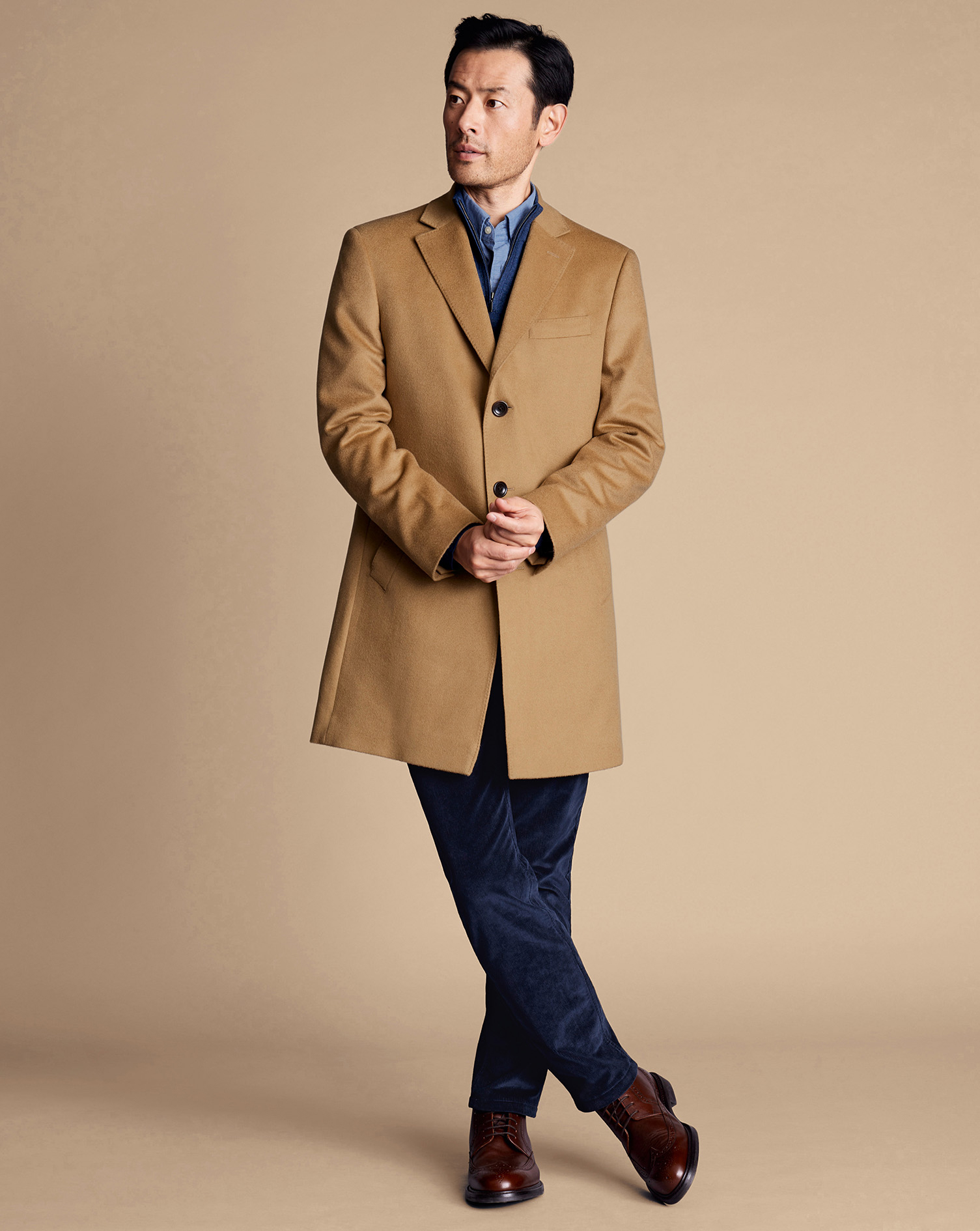 Wool Overcoat - Camel