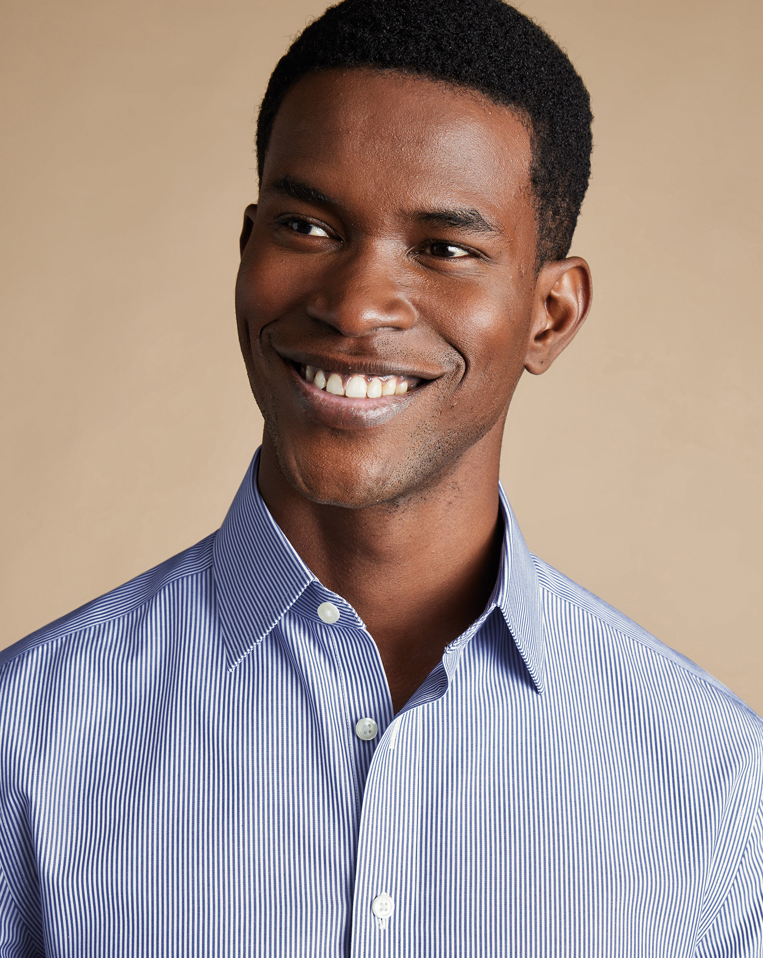 Non-Iron Bengal Stripe Shirt - Royal Blue