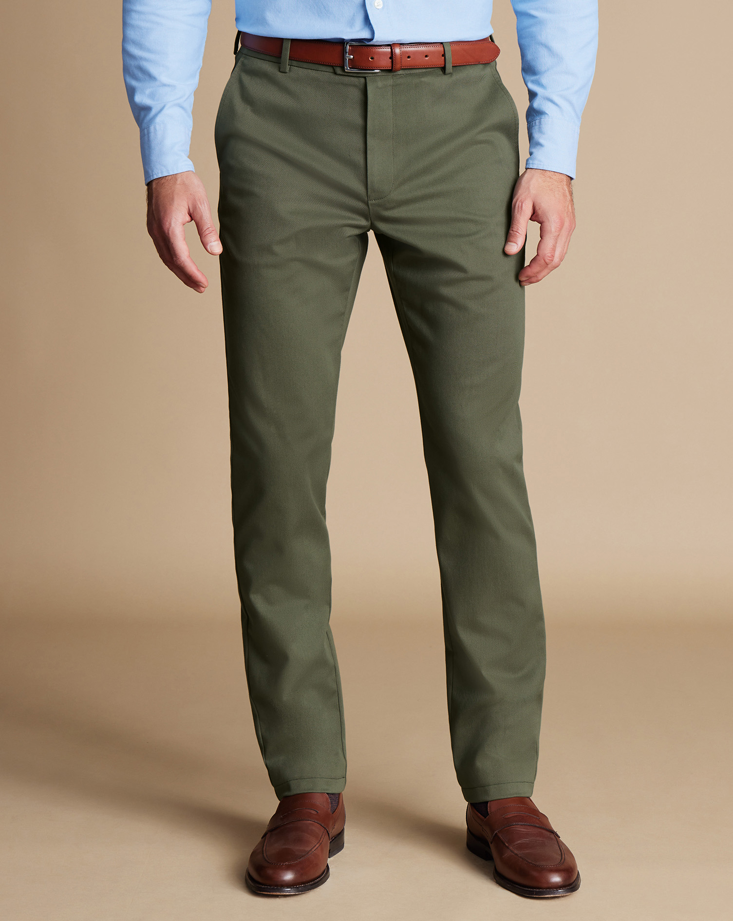 Ultimate Non-Iron Chinos - Light Green