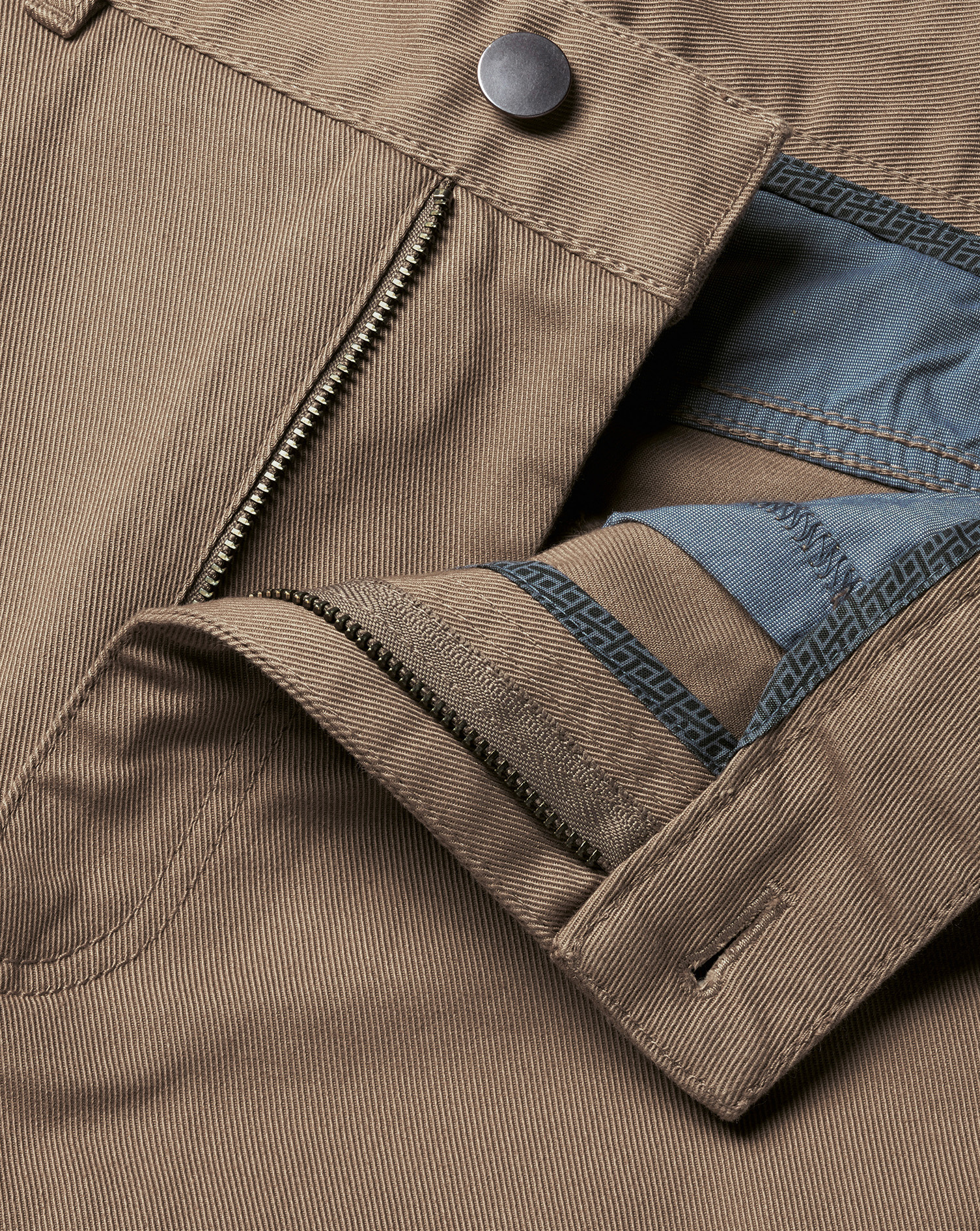 Twill 5 Pocket Jeans - Taupe