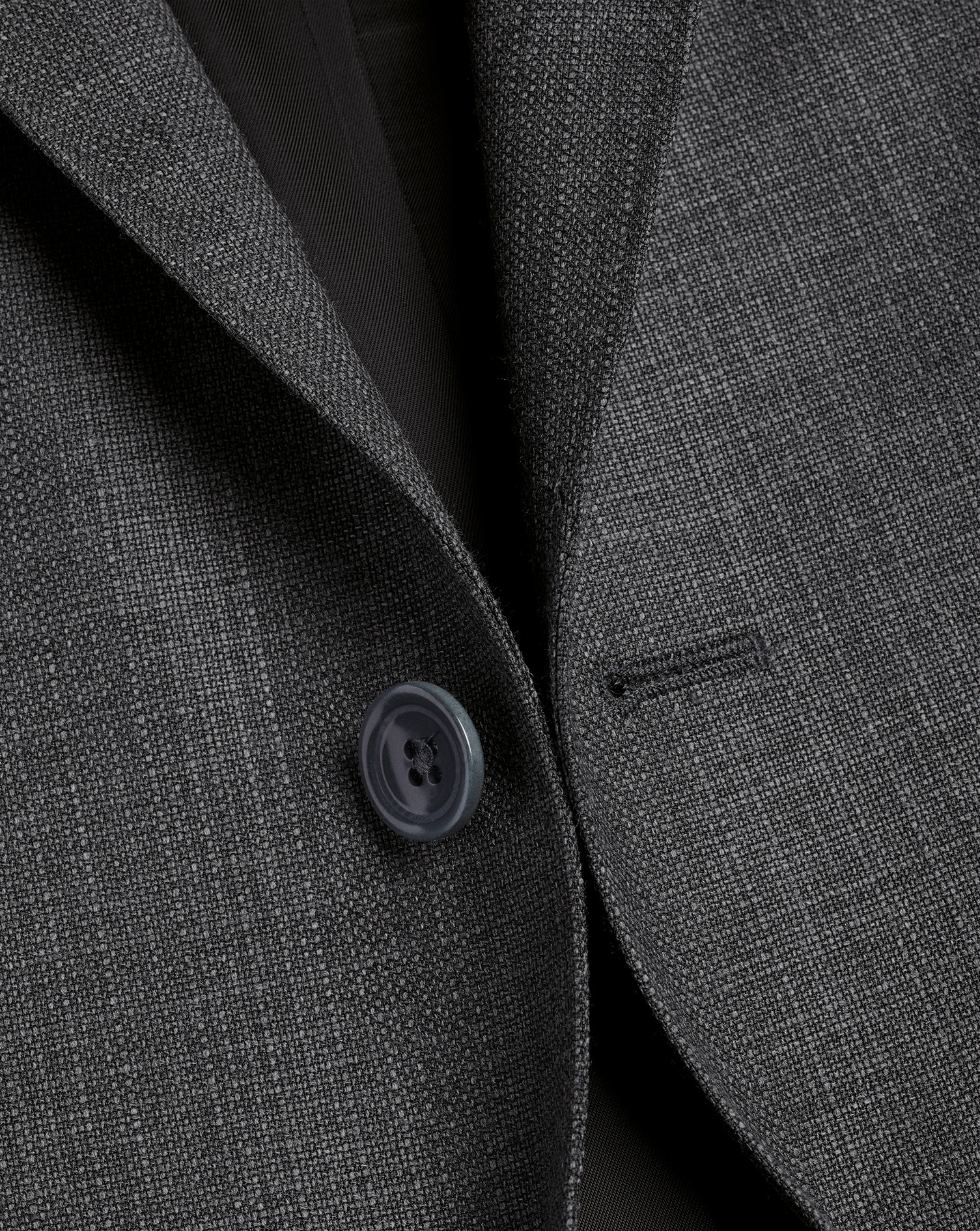 Italian Luxury Suit Jacket  - Dark Grey