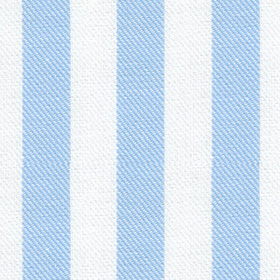 Non-Iron Twill Wide Stripe - Sky Blue