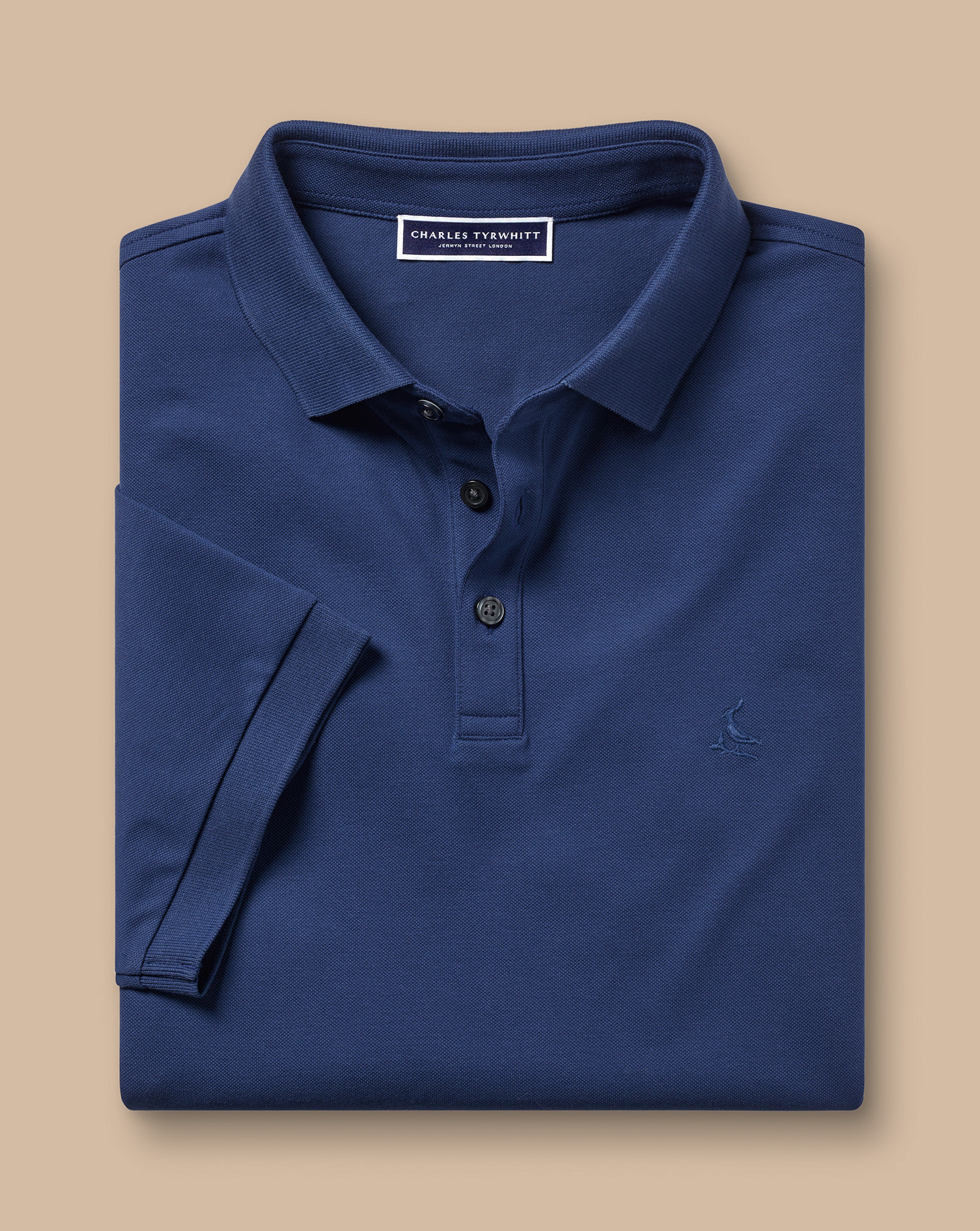 Tyrwhitt Pique Polo - Royal Blue