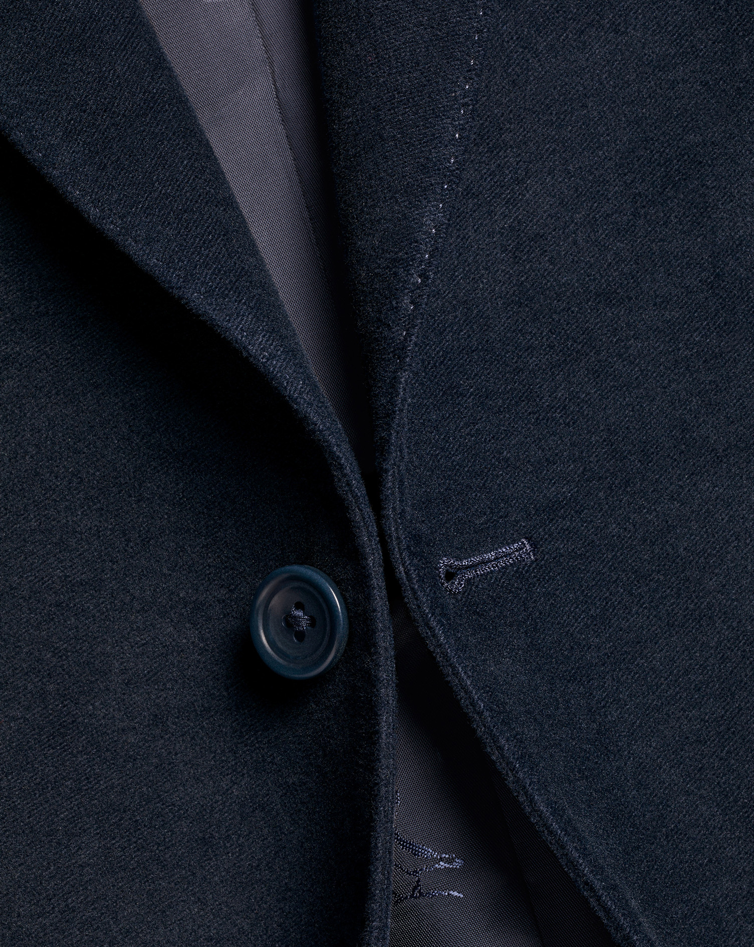 Italian Moleskin Jacket  - Navy