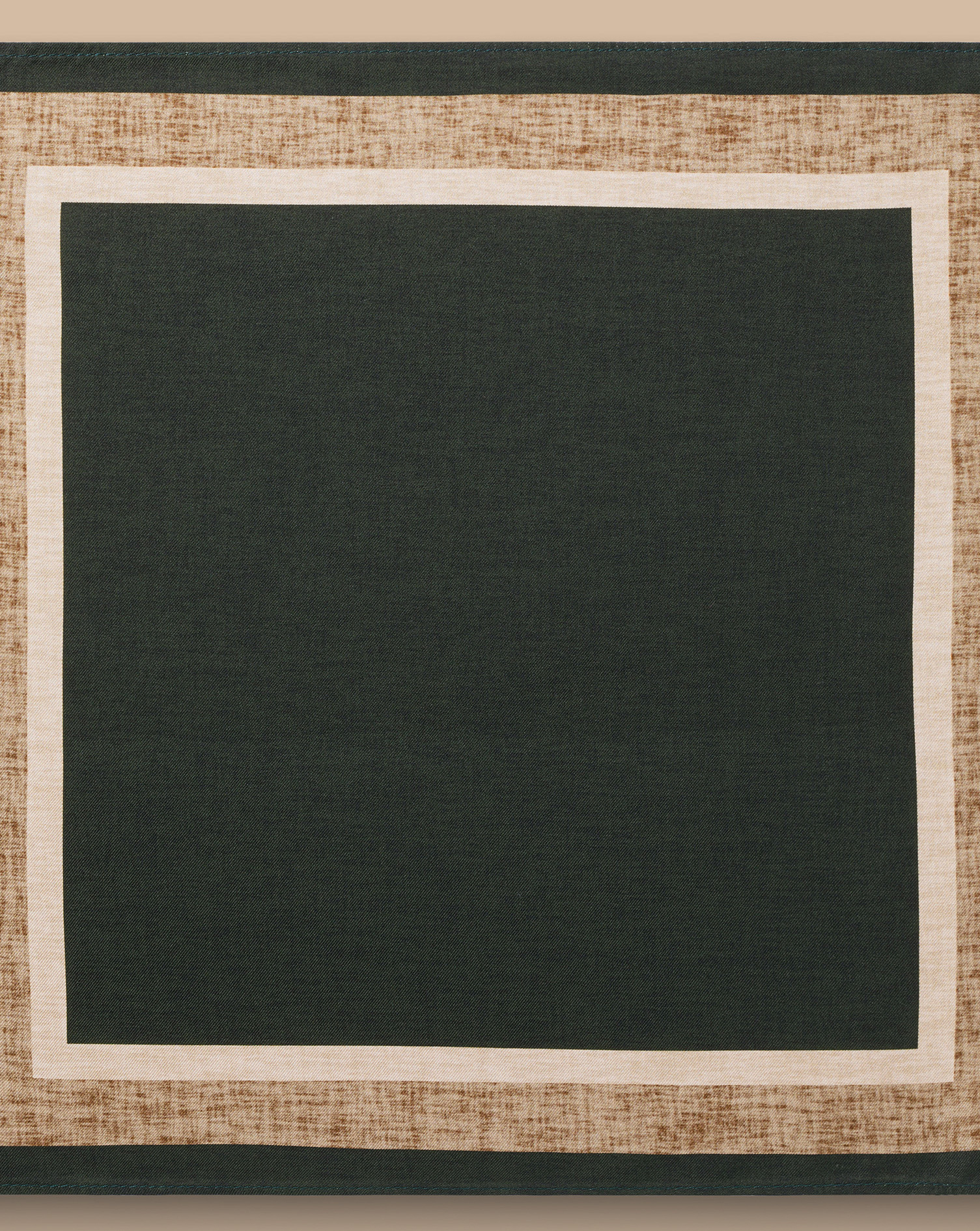 Silk Pocket Square - Dark Green