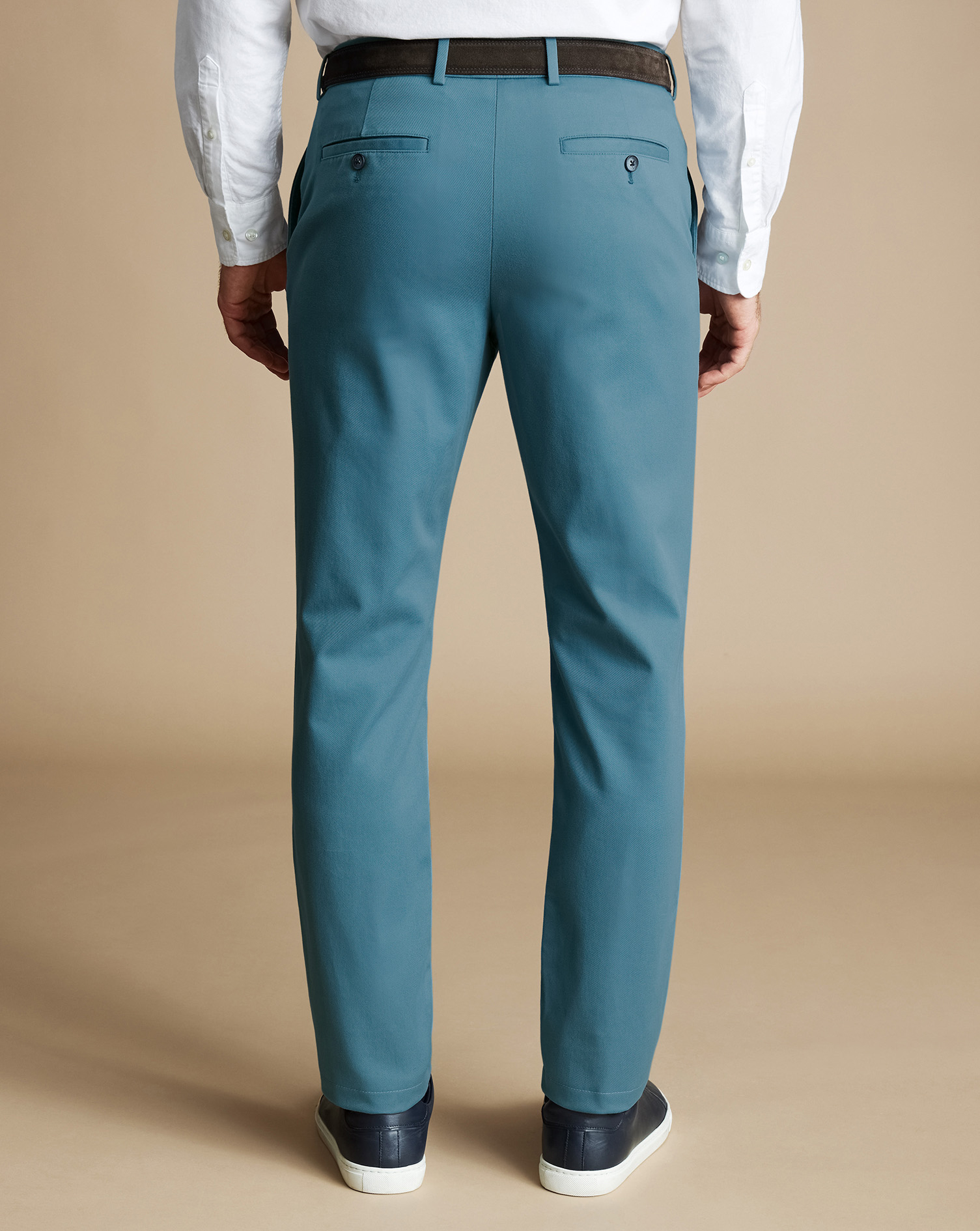 Ultimate Non-Iron Chinos - Mid Blue