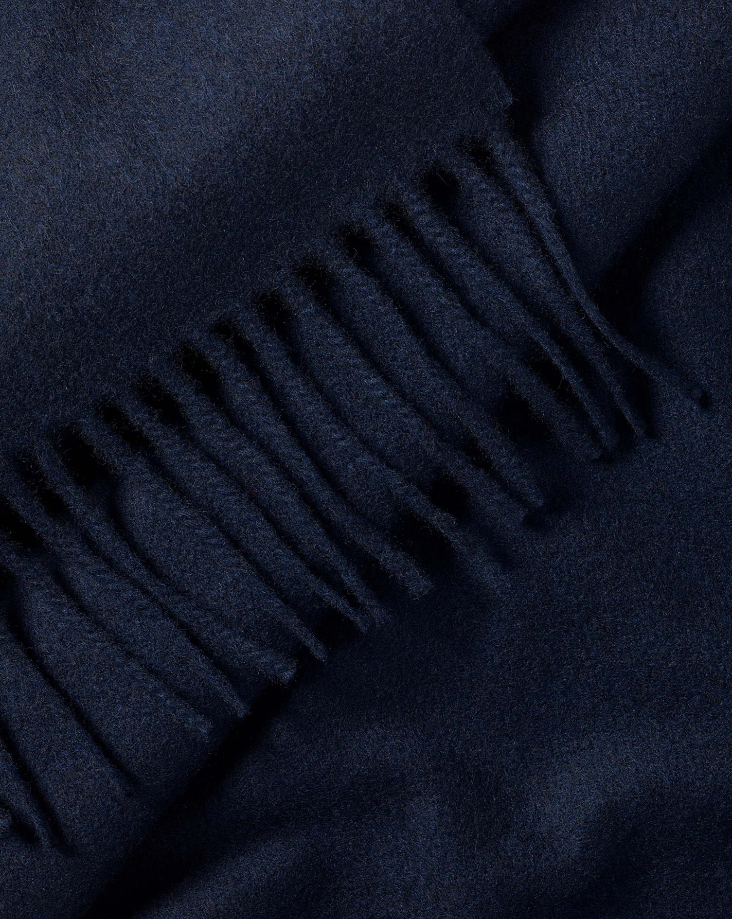 Cashmere Scarf - Navy