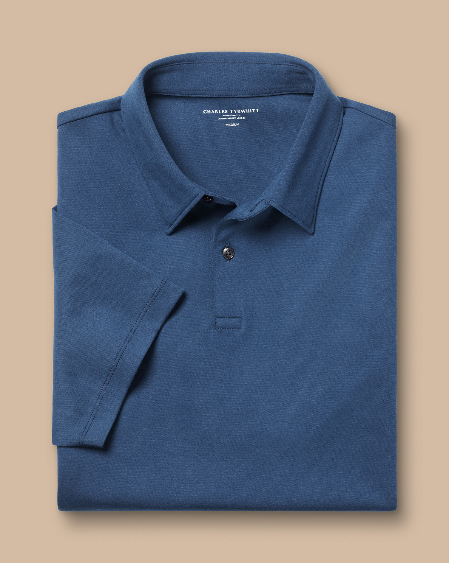 Smart Jersey Polo - Ocean Blue