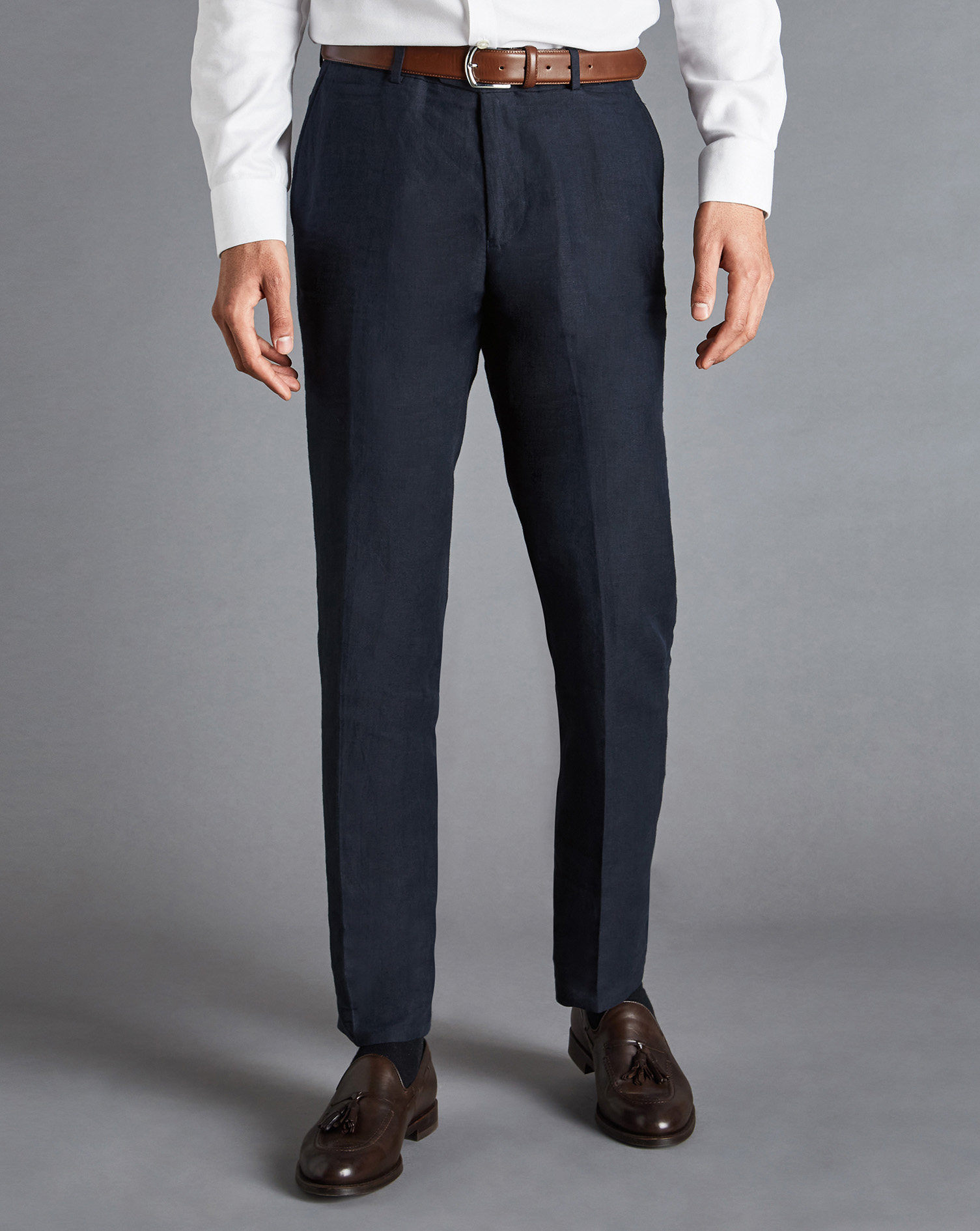 Charles tyrwhitt deals linen trousers