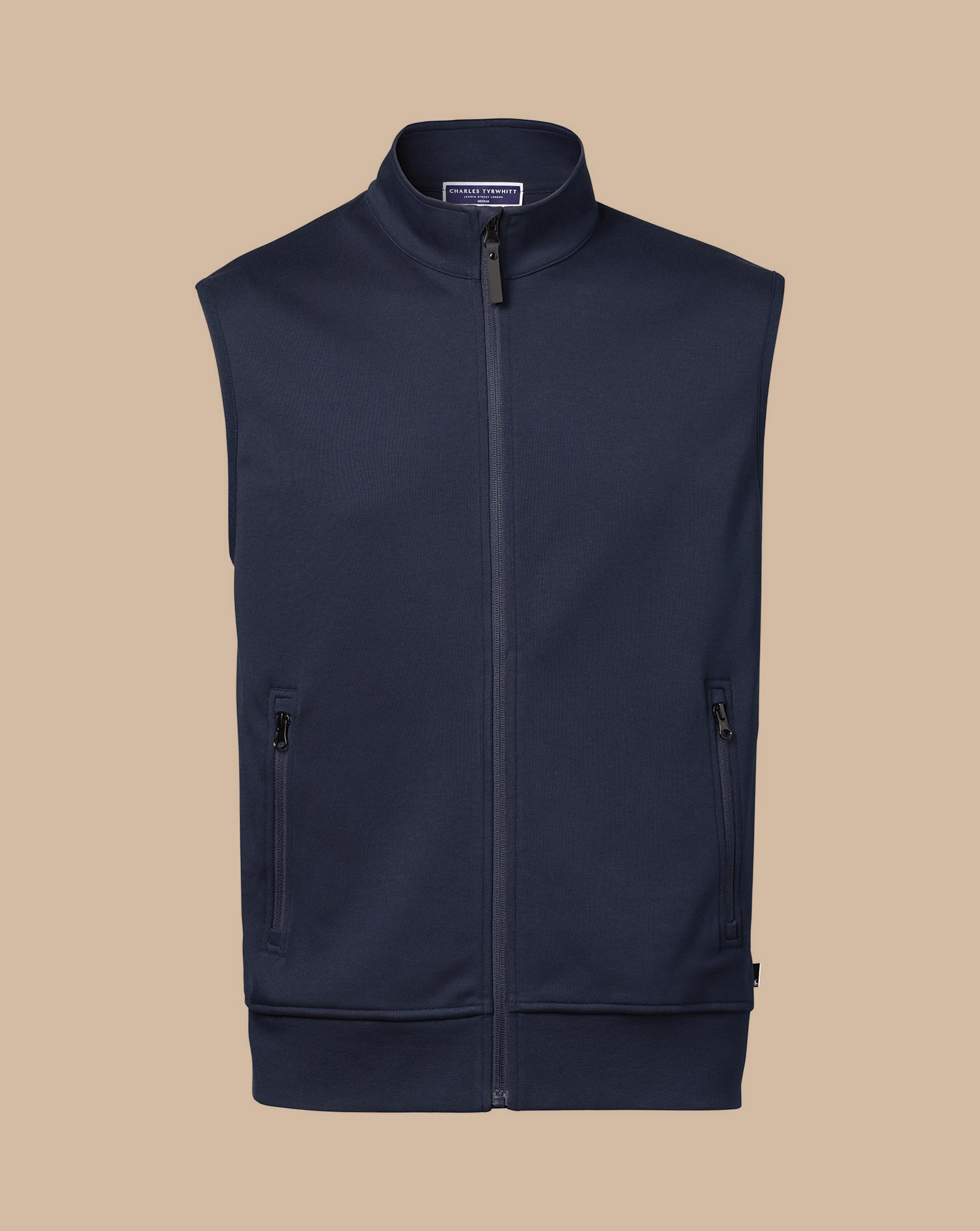 Performance Funnel Neck Gilet - Navy