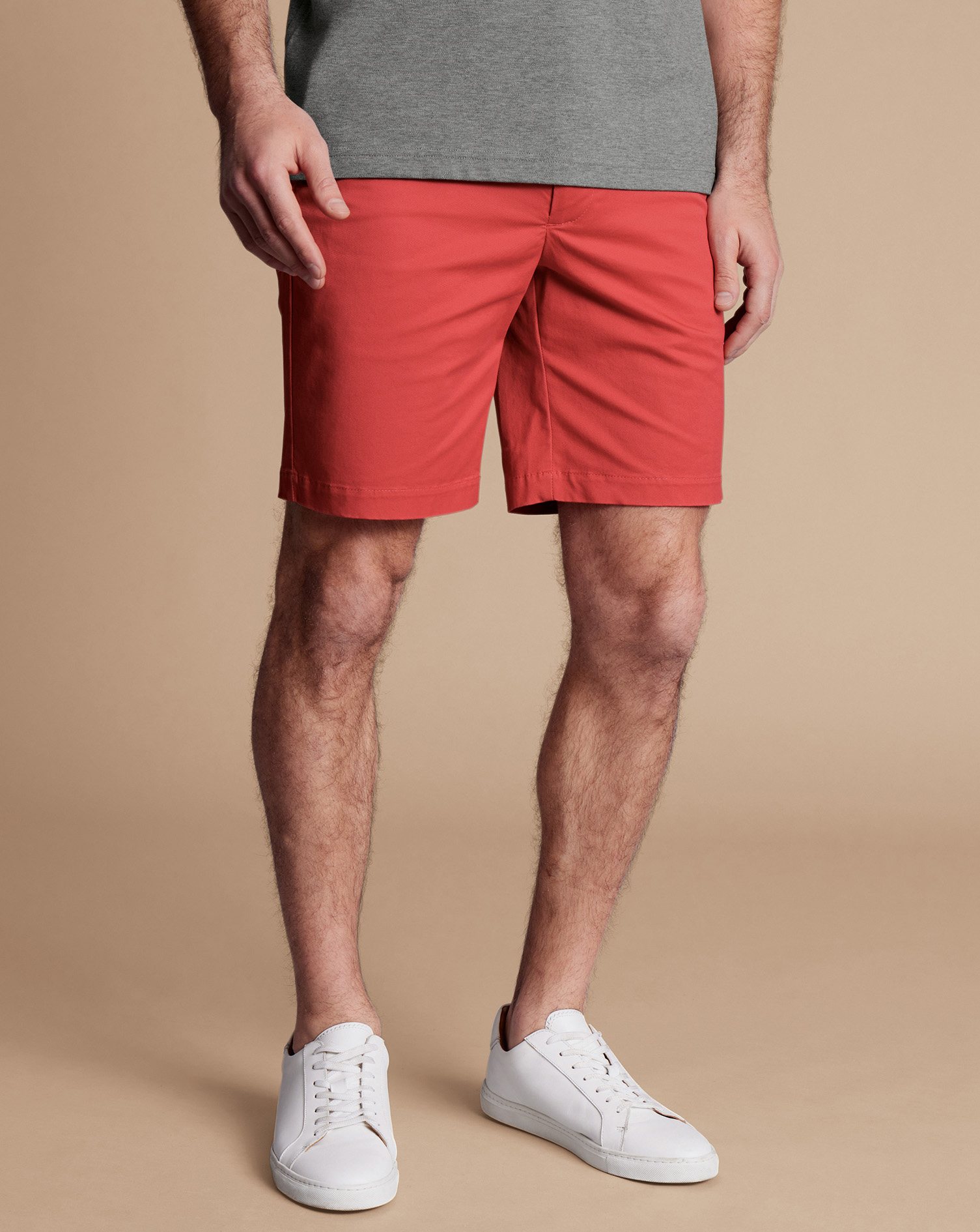 Cotton Shorts - Red