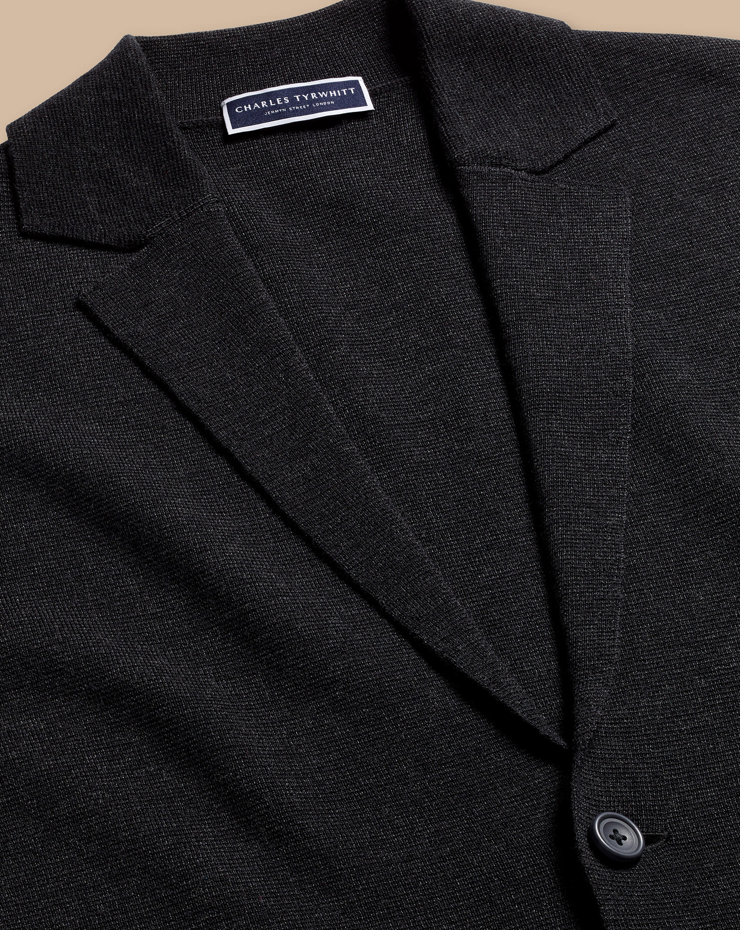 Merino Blazer - Charcoal Grey