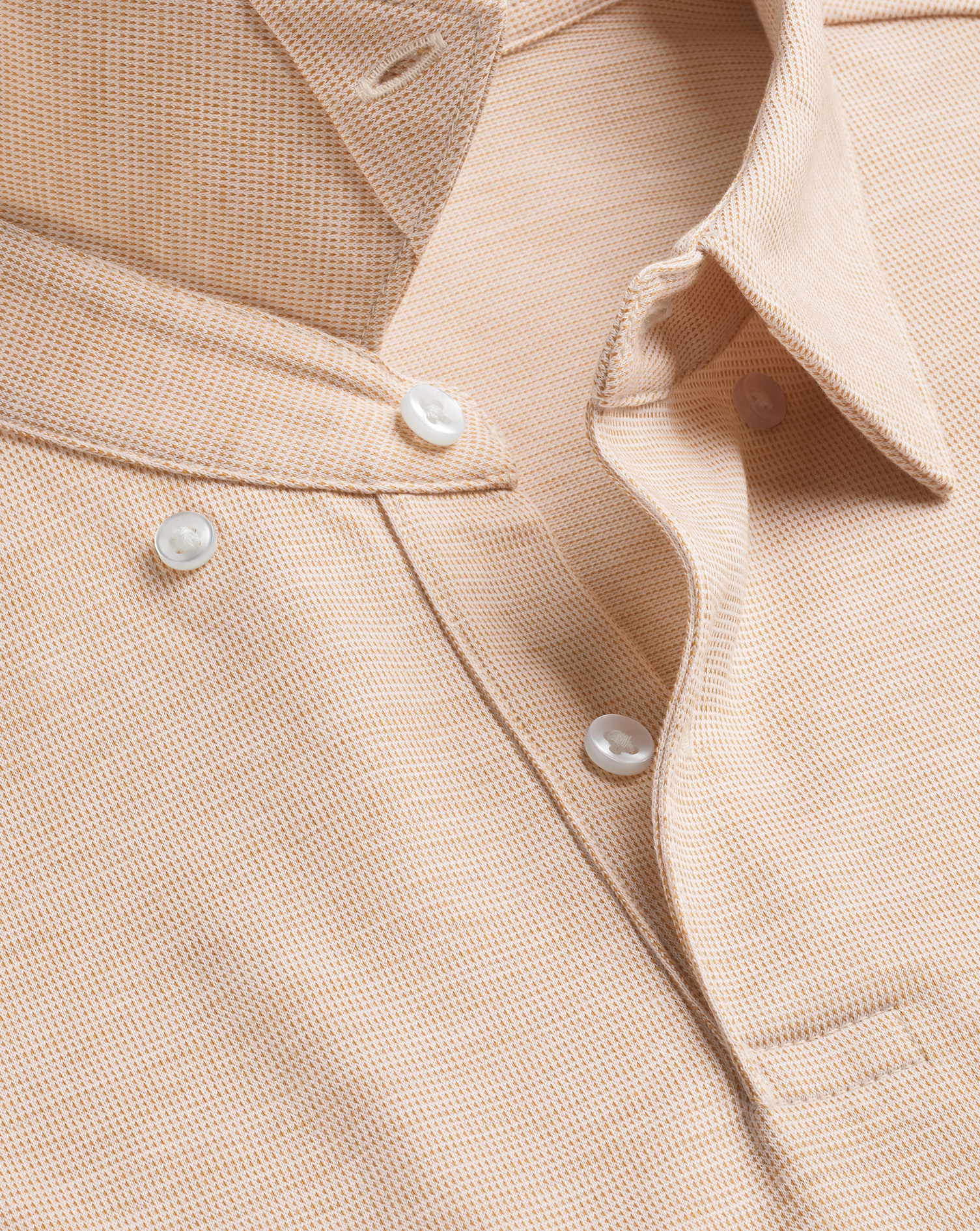 Performance Semi Plain Polo - Gold