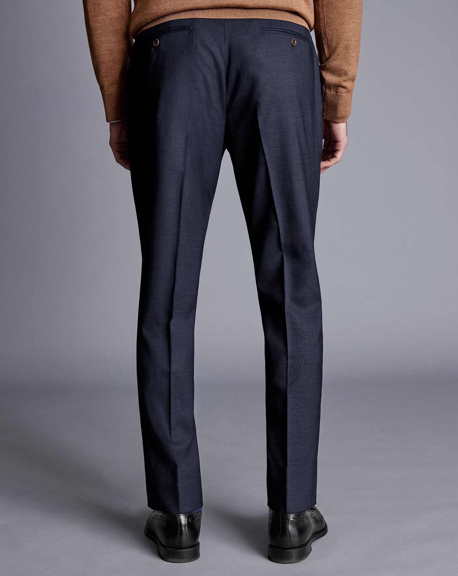 Smart Italian Luxury Trousers - Ink Blue