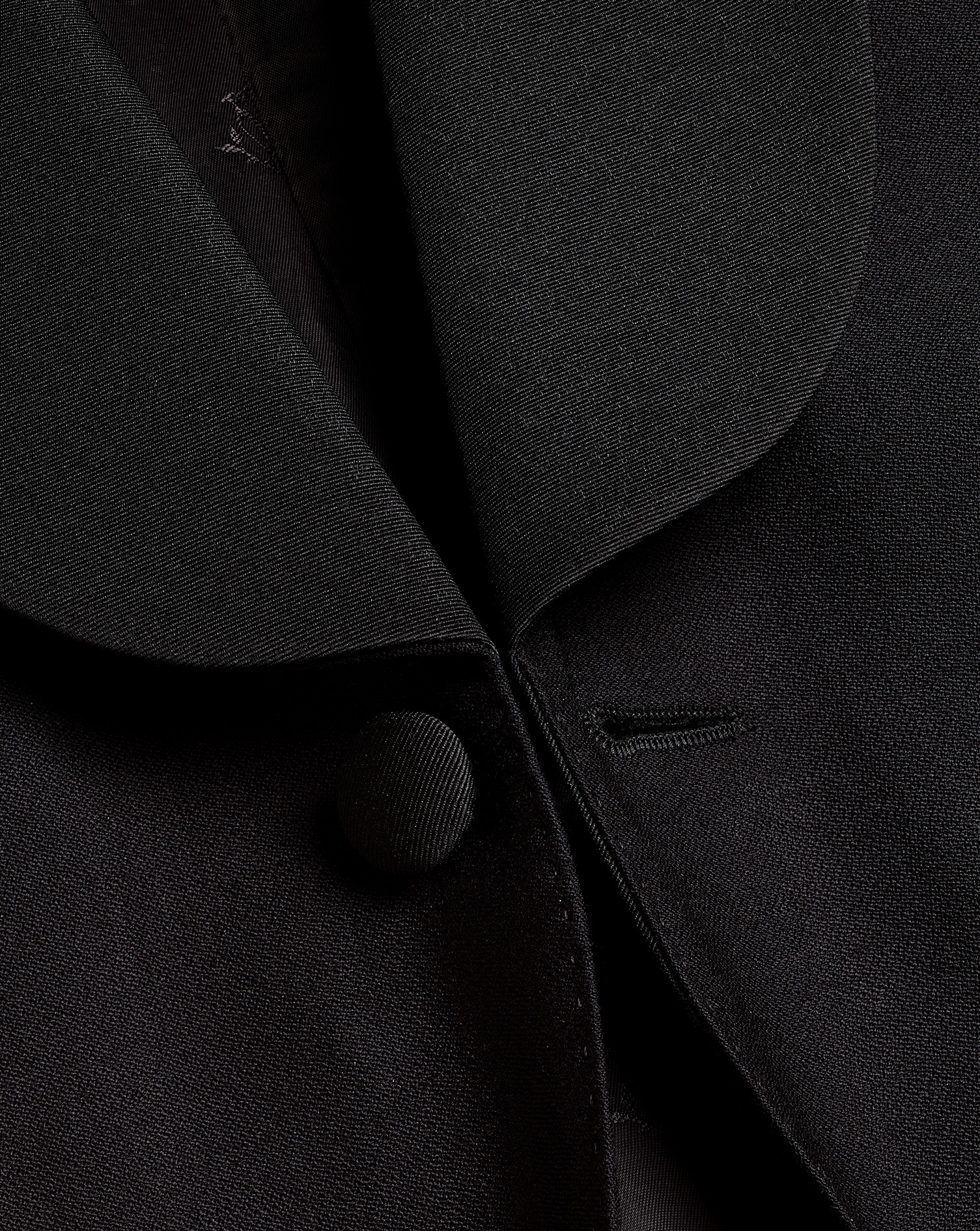 Shawl Lapel Dinner Suit Jacket - Black