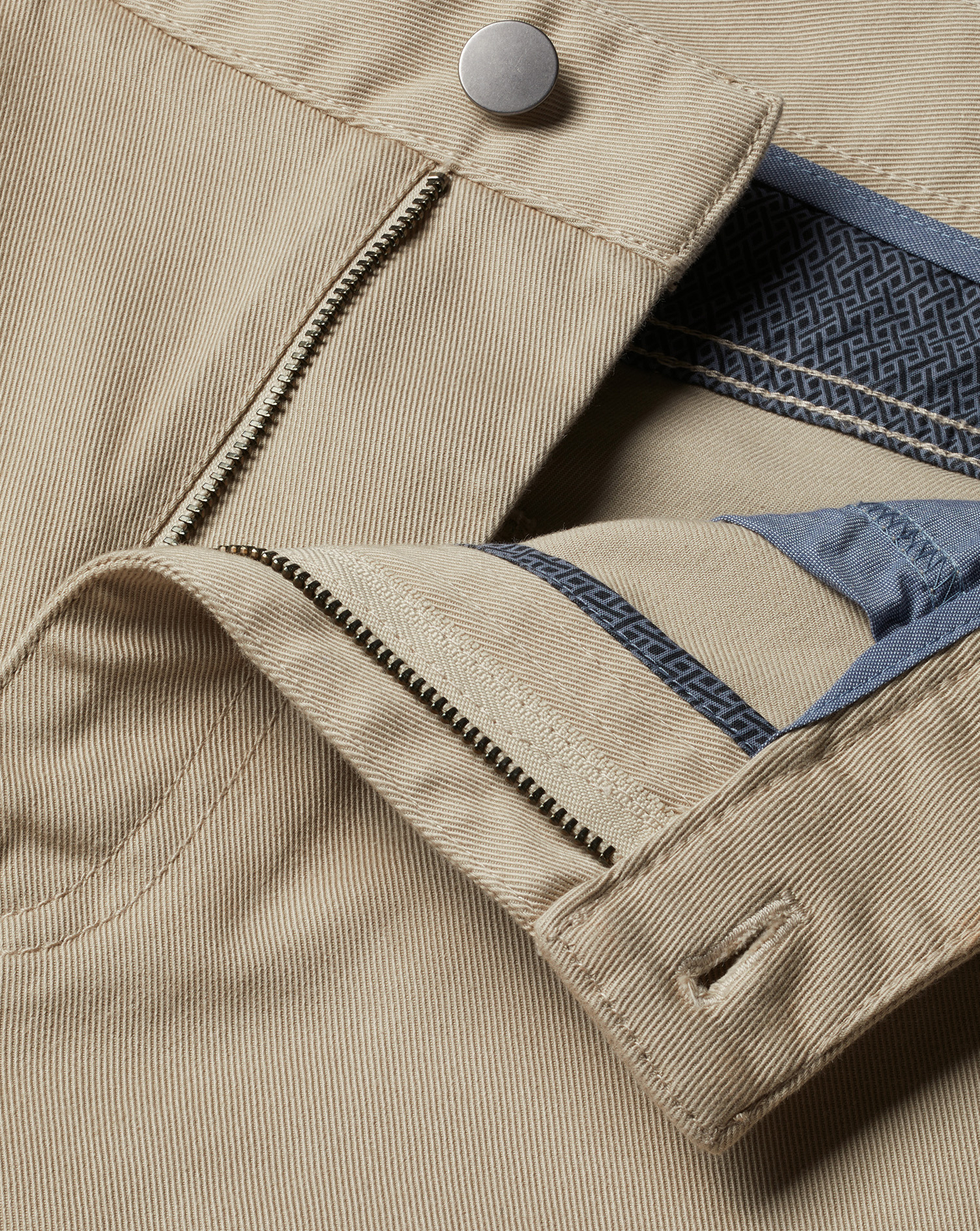 Twill 5 Pocket Jeans - Stone