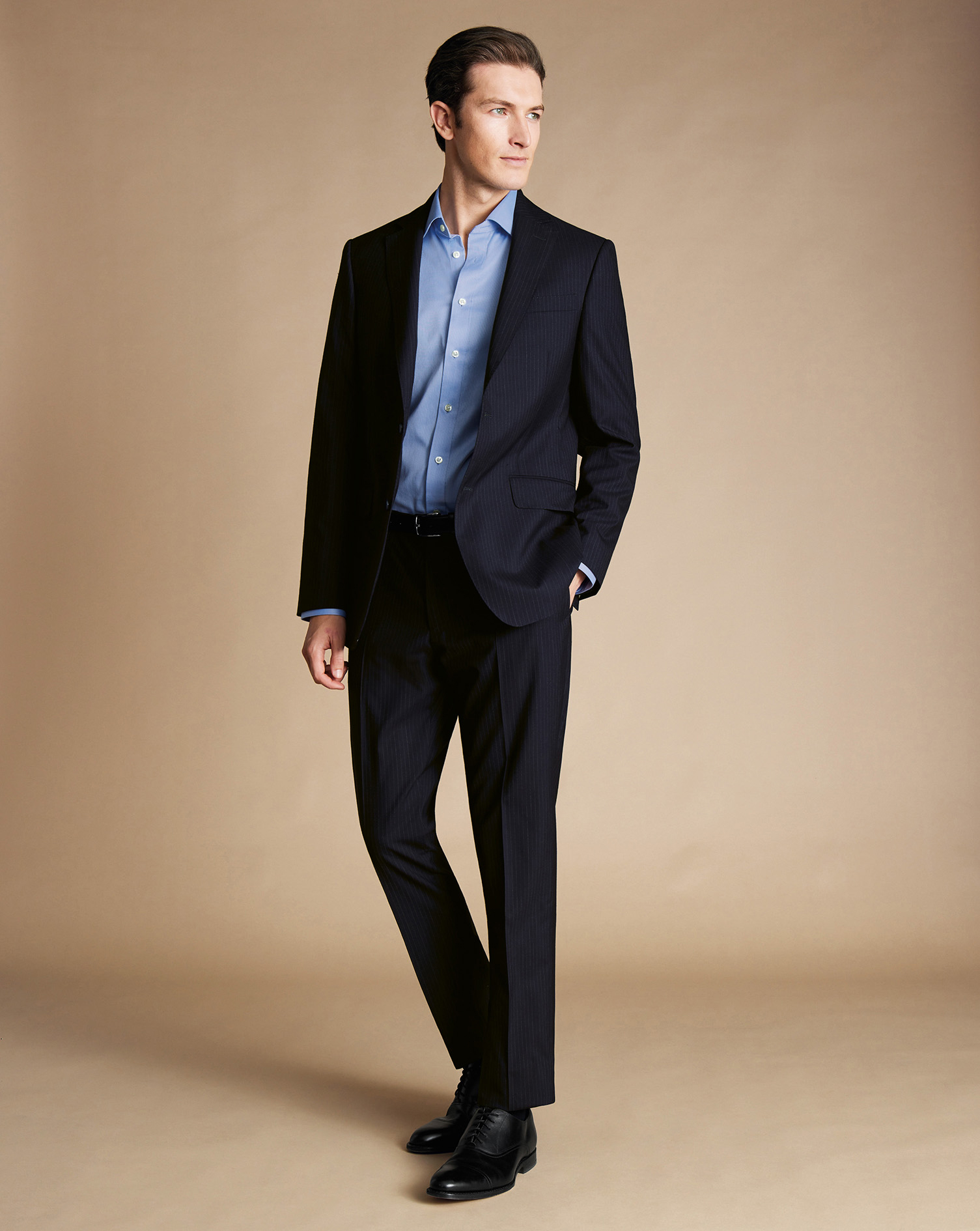 Ultimate Performance Stripe Suit  - Dark Navy