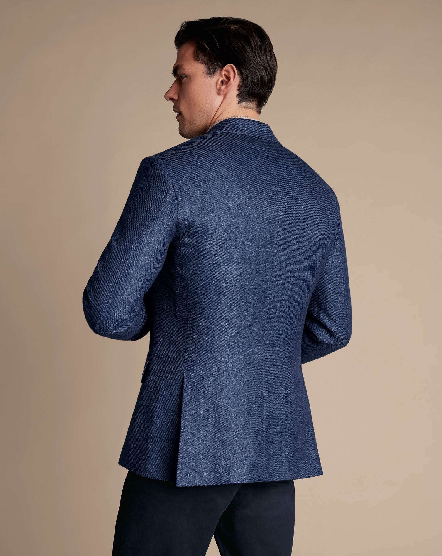 British Luxury Twill Jacket - Ocean Blue