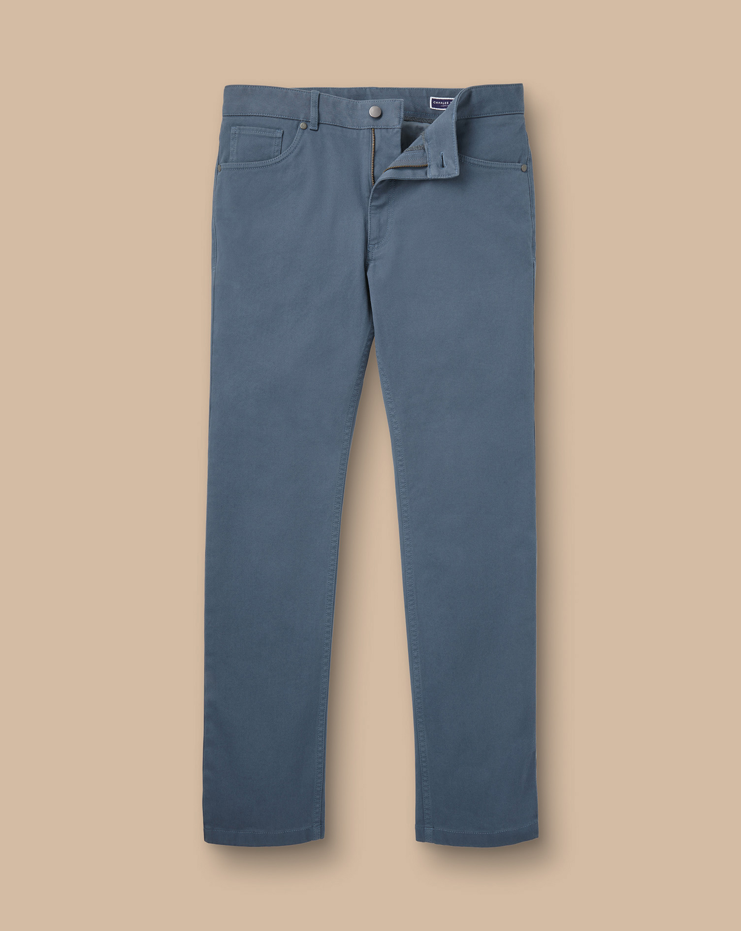 Twill 5 Pocket Jeans - Steel Blue