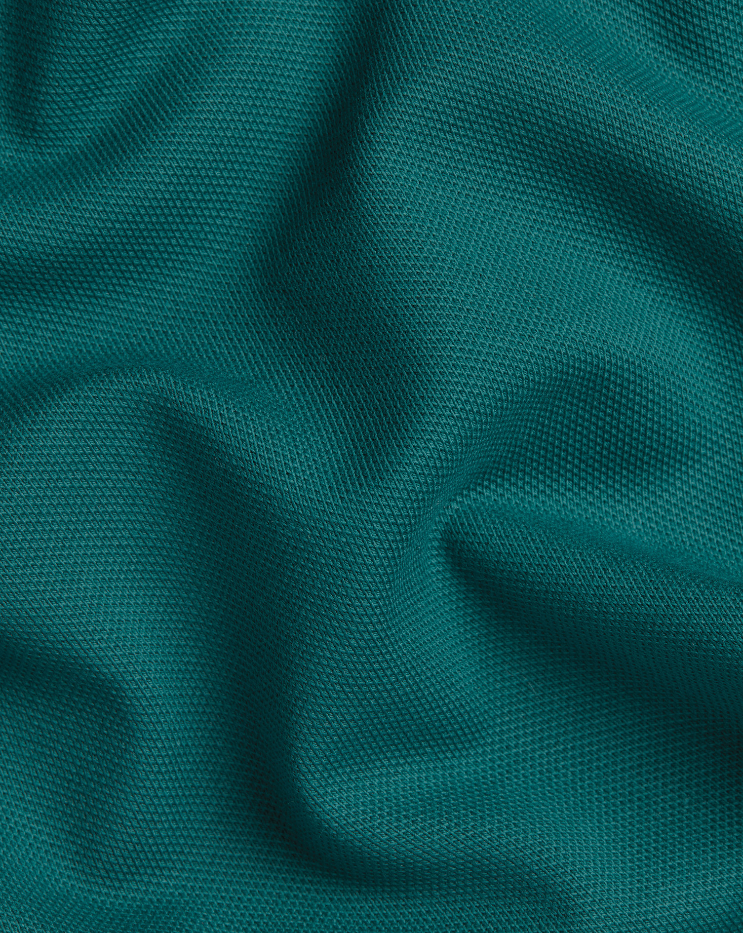 Performance Zip Neck Polo - Teal Green