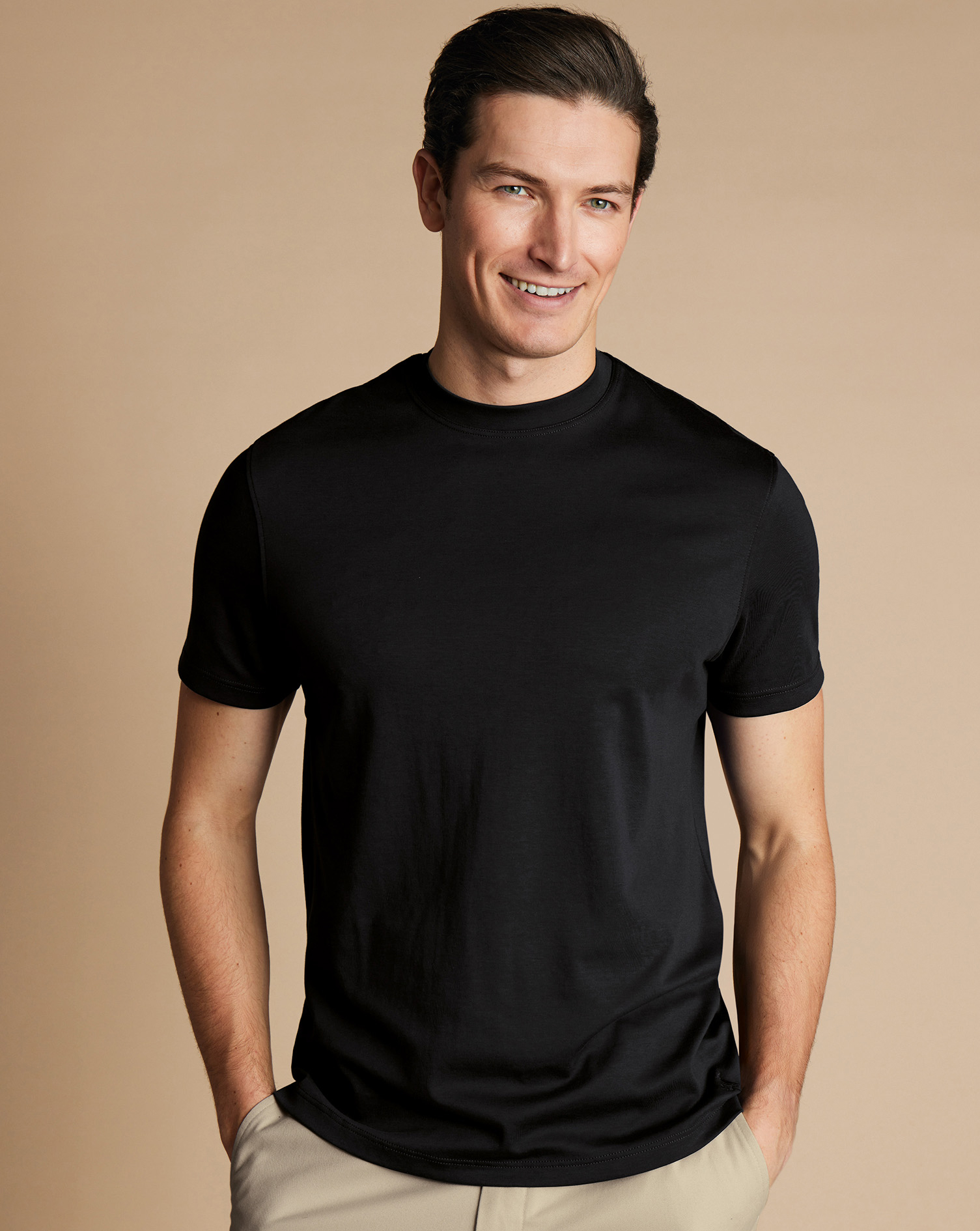 Cotton Tyrwhitt T-Shirt - Black